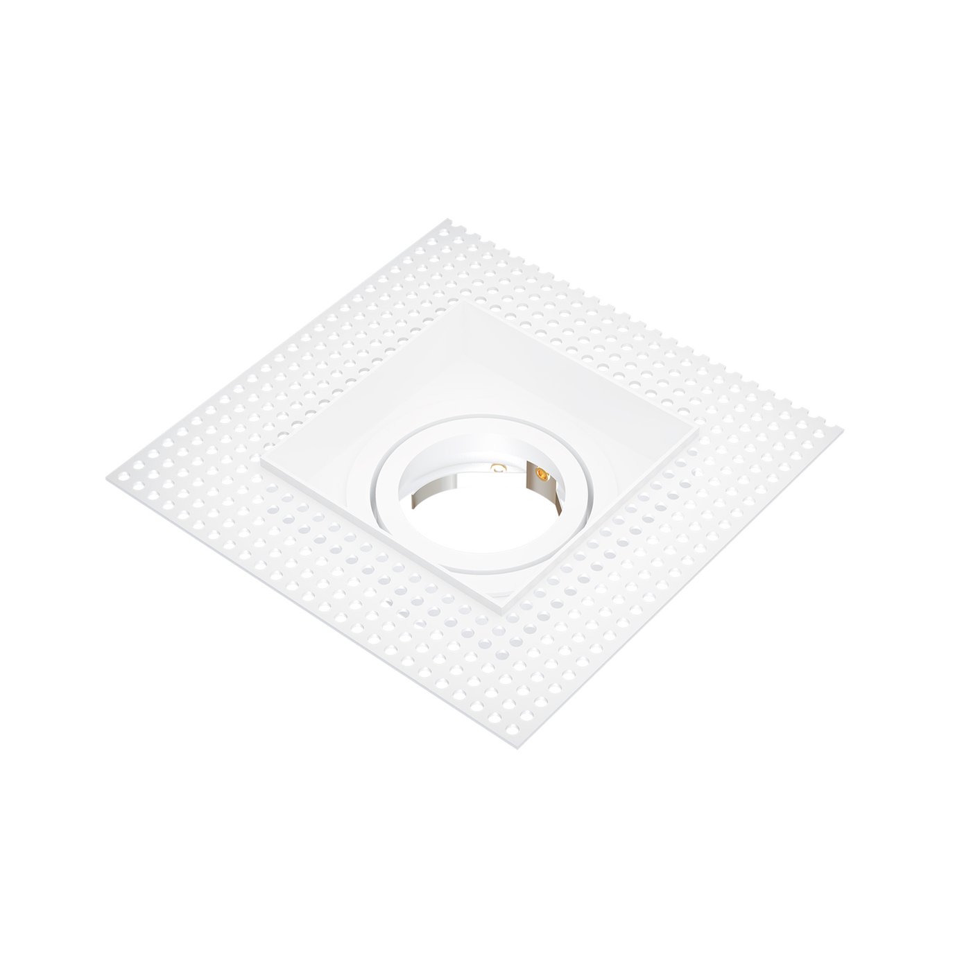 Spot Encastrable LED - Dimmable - Sans bordure - Blanc - Raccord GU10 - 130x130 mm