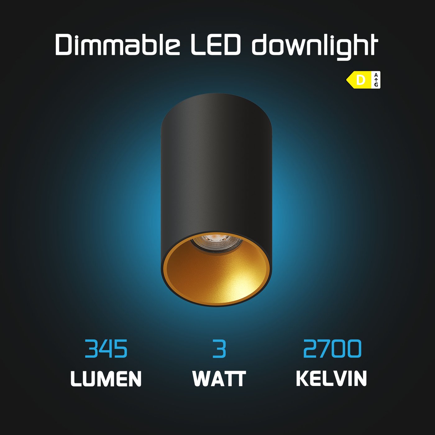 Set di 4 lampade LED G9 dimmerabili in 3 fasi 4,5W 500 lm 2700K | Leroy