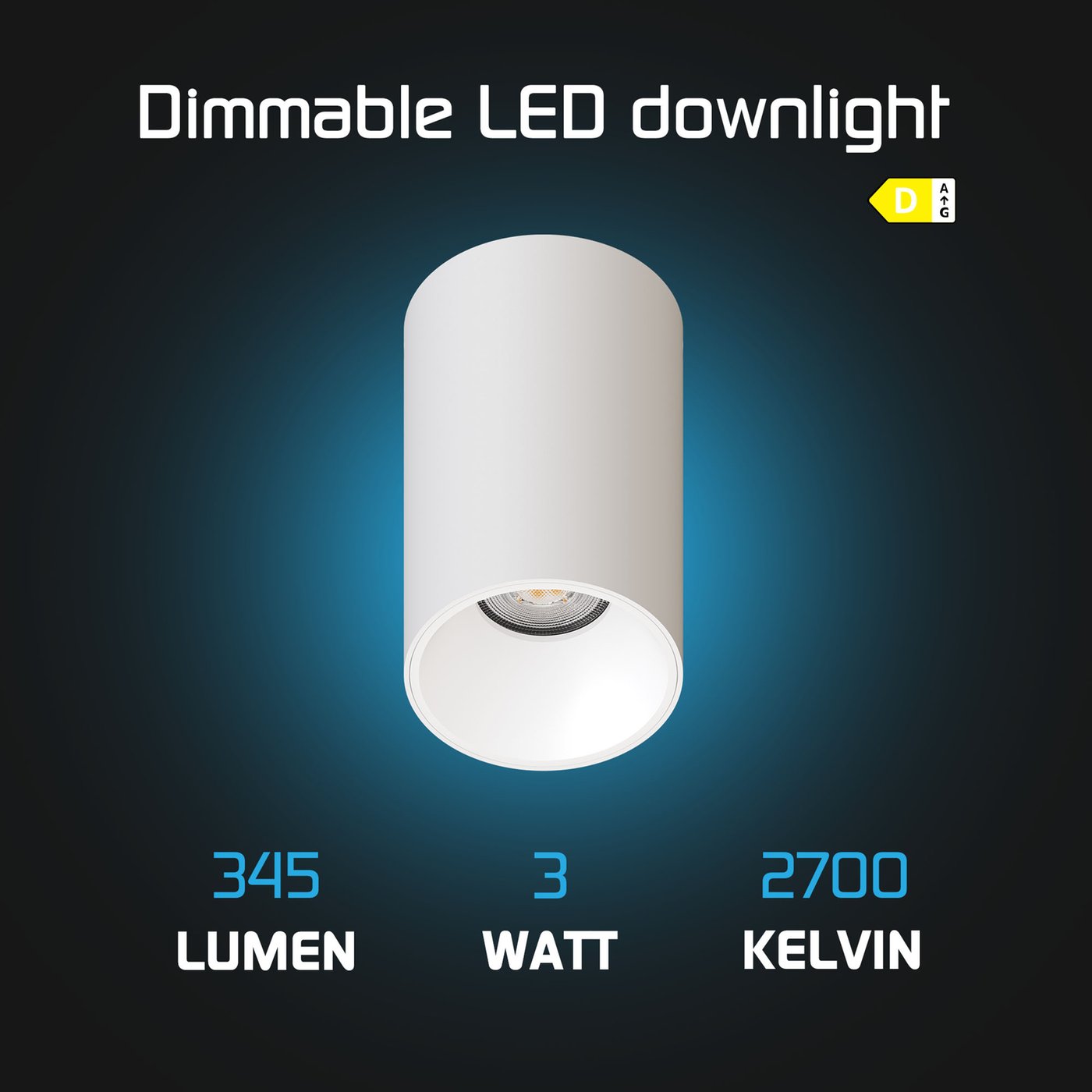 SSC-LUXon VIROK - Set di 3 faretti LED da incasso a pavimento, dimmerabili, per esterni, IP67, rotondi, piatti e portatili, con LED GX53, 4,5 W, luce bianca calda, 230 V