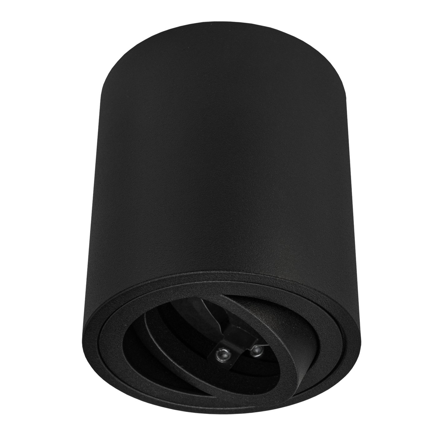 LEDKIA Applique Da Soffitto Jaspe In Alluminio Nero - Faretto Orientabile Per Interni, GU10 Non Inclusa