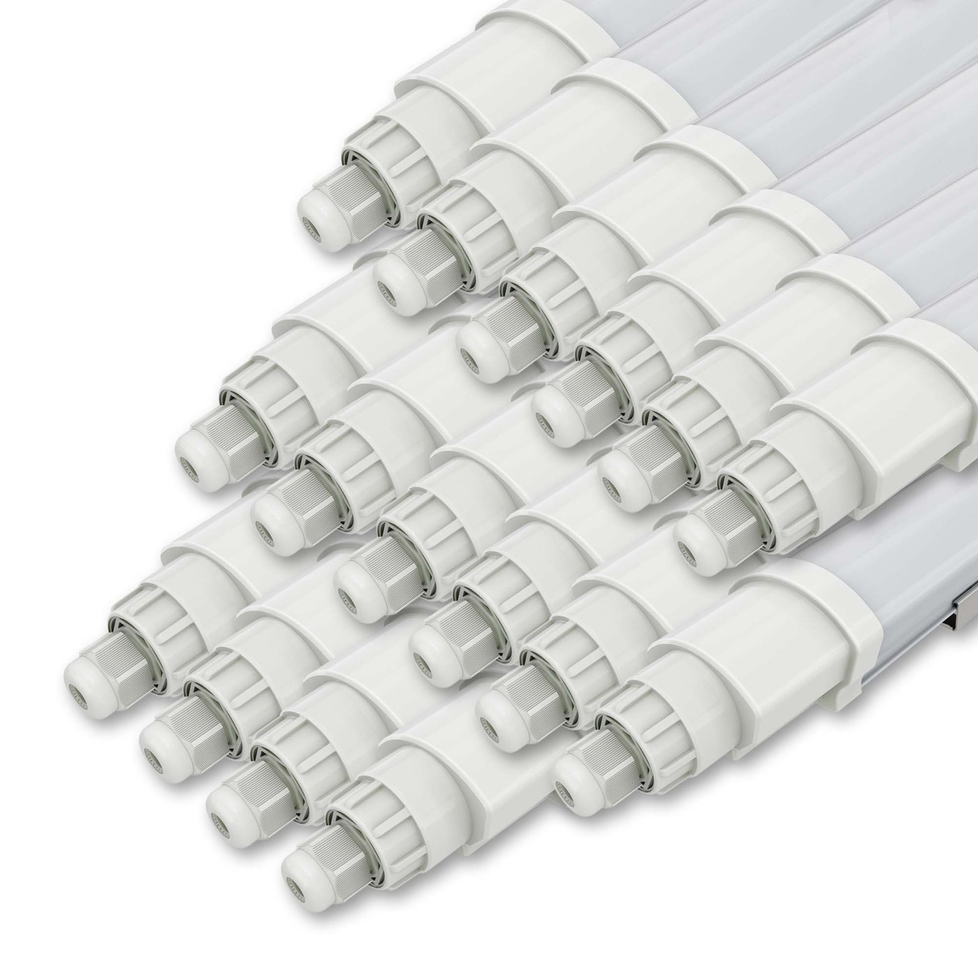 16x LED Armatuur 60cm - IP65 - 12W - 125 lm/W - 4000K - Koppelbaar - 3 Jaar Garantie