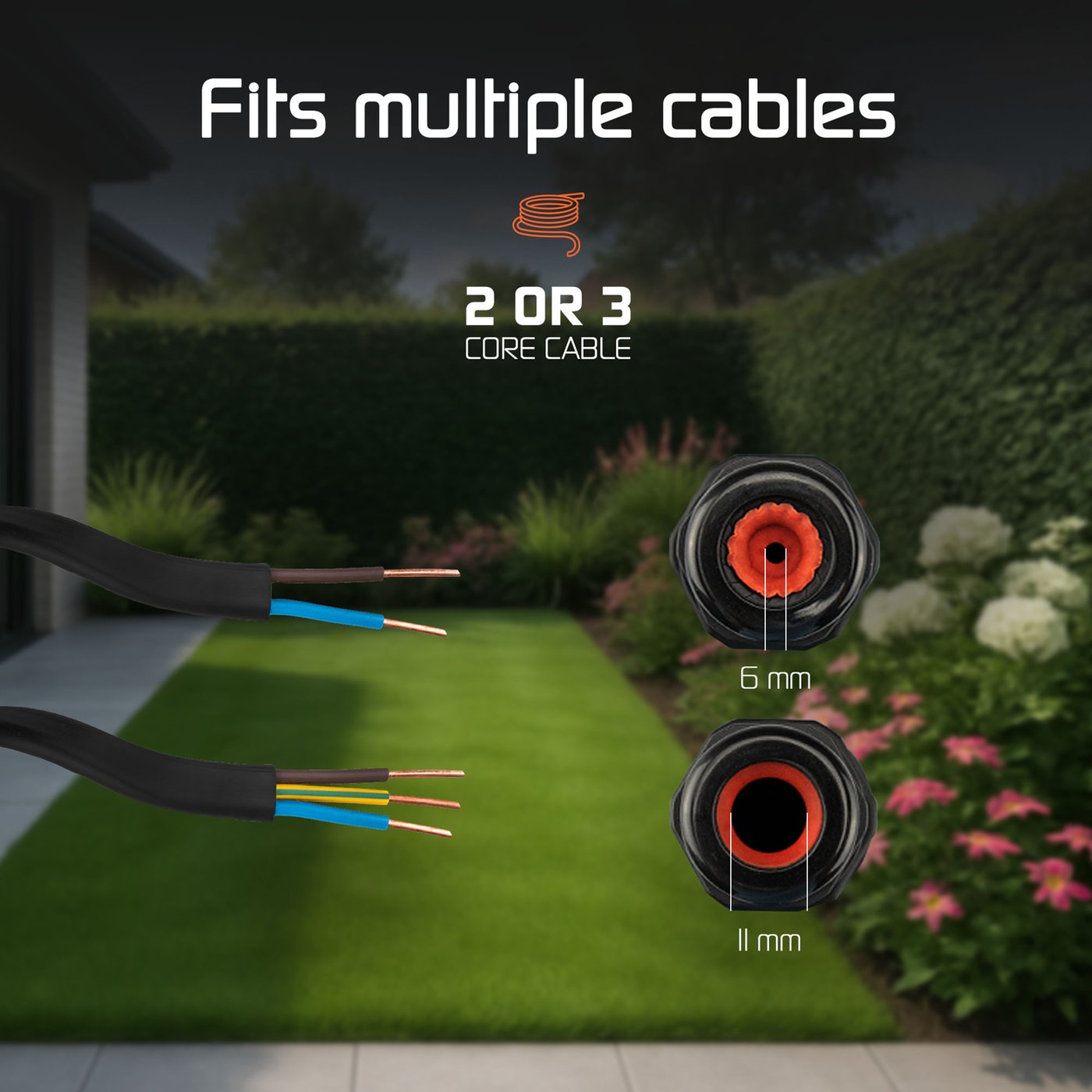 IP68 Connector T-vorm Waterdicht