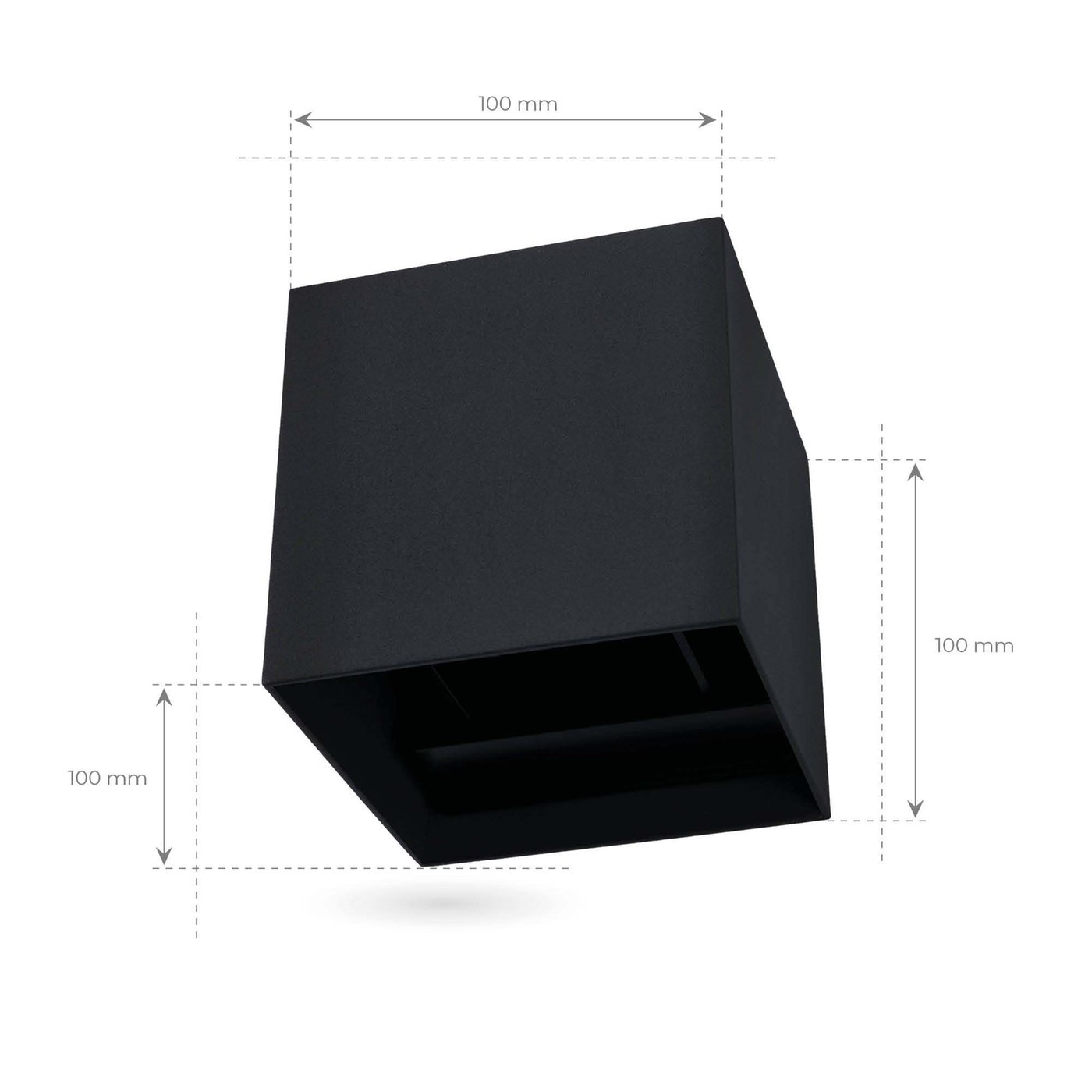 LED Wandlamp Buiten - Tweezijdig - 3W - 3000K - IP54 - Dimbaar - G9 Fitting - Zwart