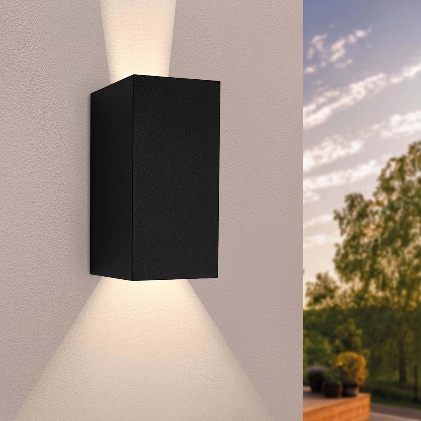 Applique murale extérieure LED - Cube – 3000K – 9W - IP54