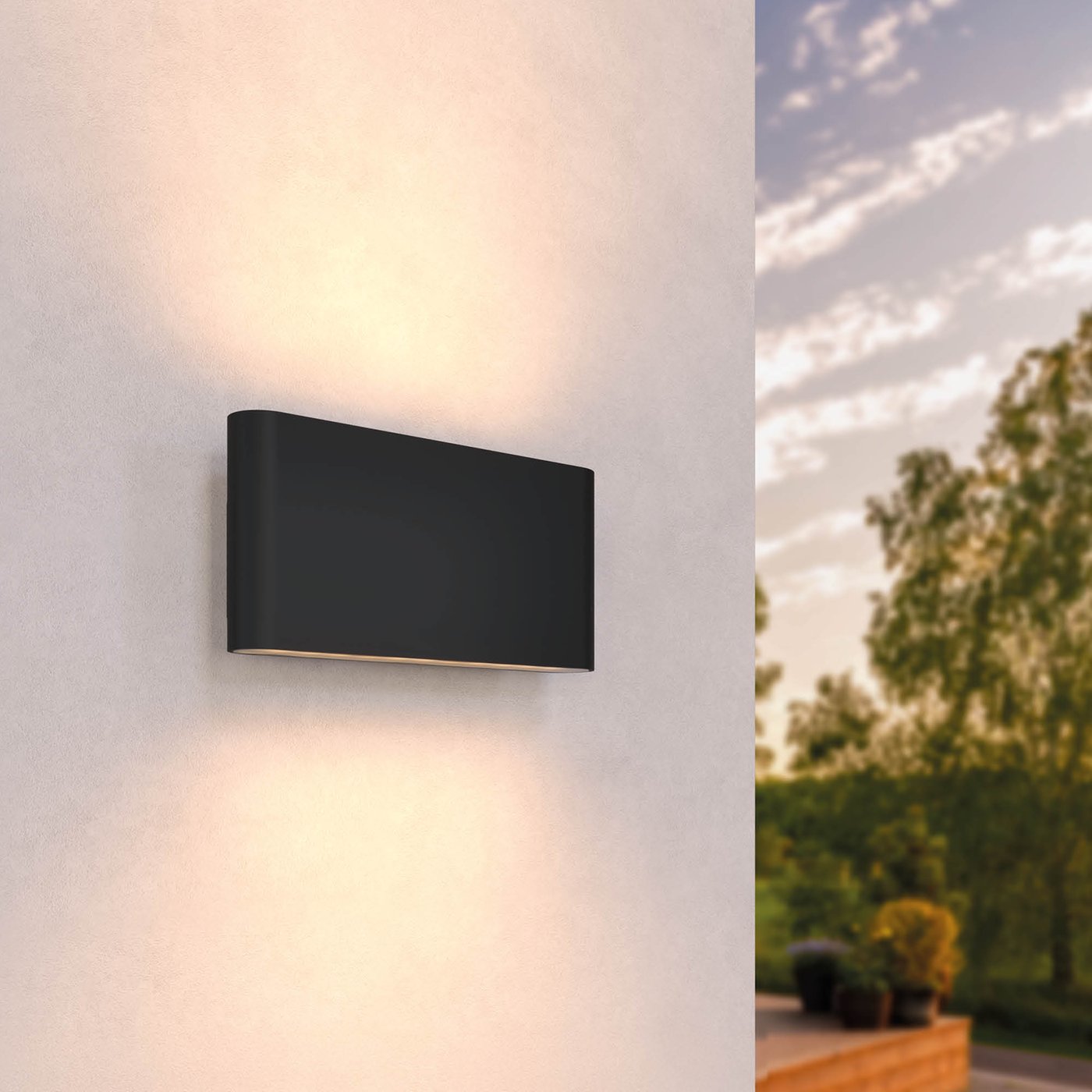 Applique da Esterno LED Mira M Nero - 3000K - 11W - IP54