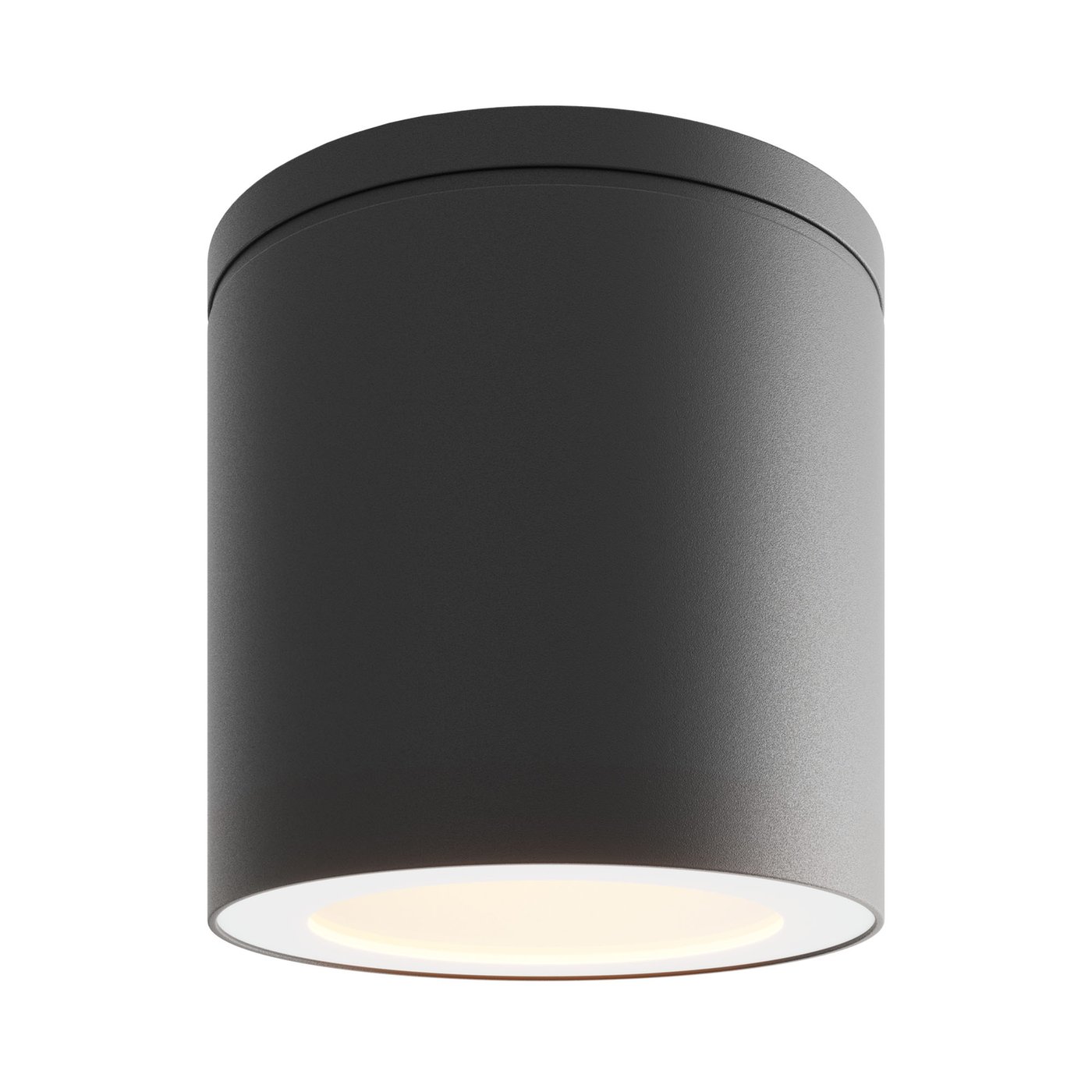 Applique da Soffitto per Esterni - IP54 -  Attacco GU10 - Nero