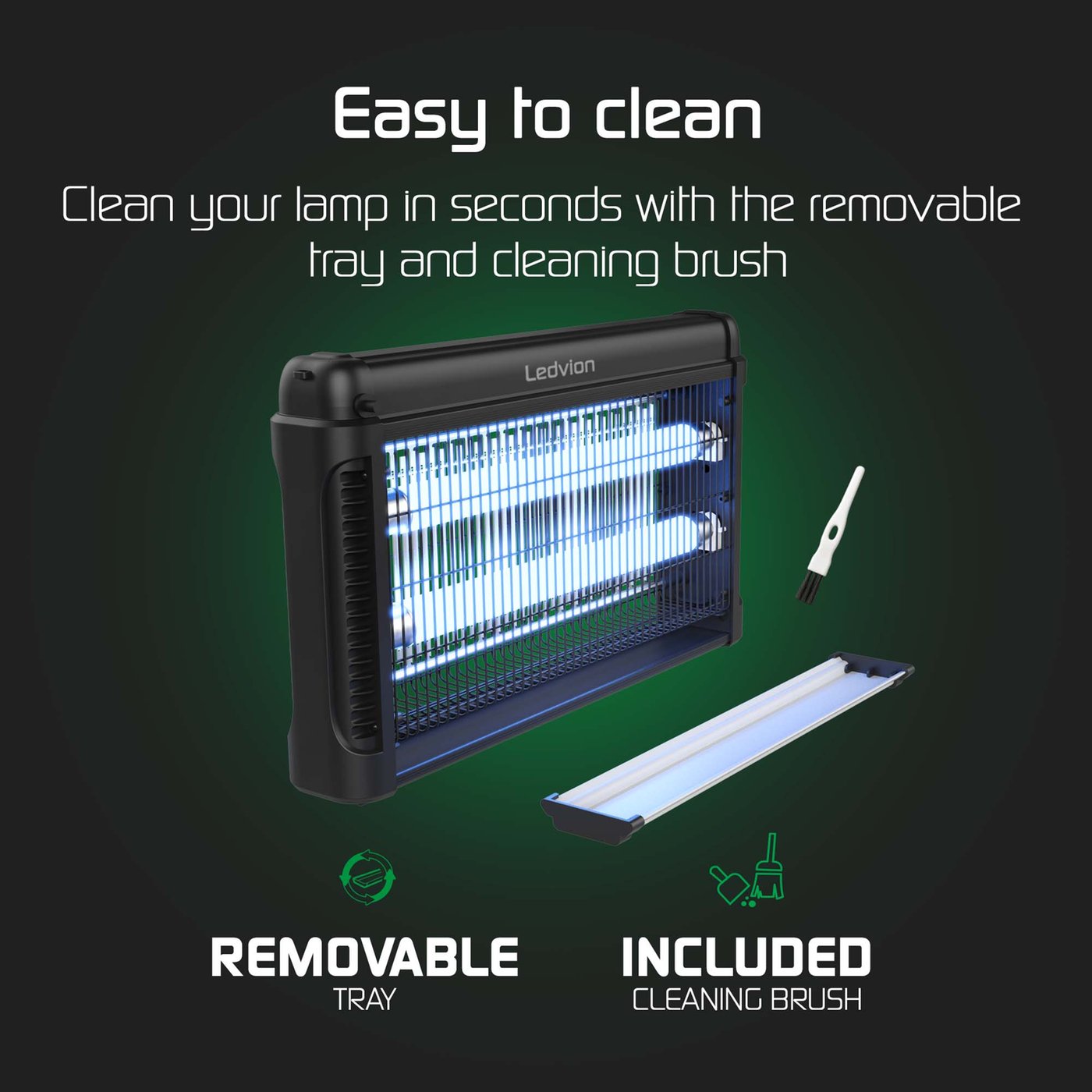 Insektenvernichter Elektrisch, ZOZANEL Solares Fliegenfalle Elektrisch, 3-in-1 Leistungsstarker - Foto 12