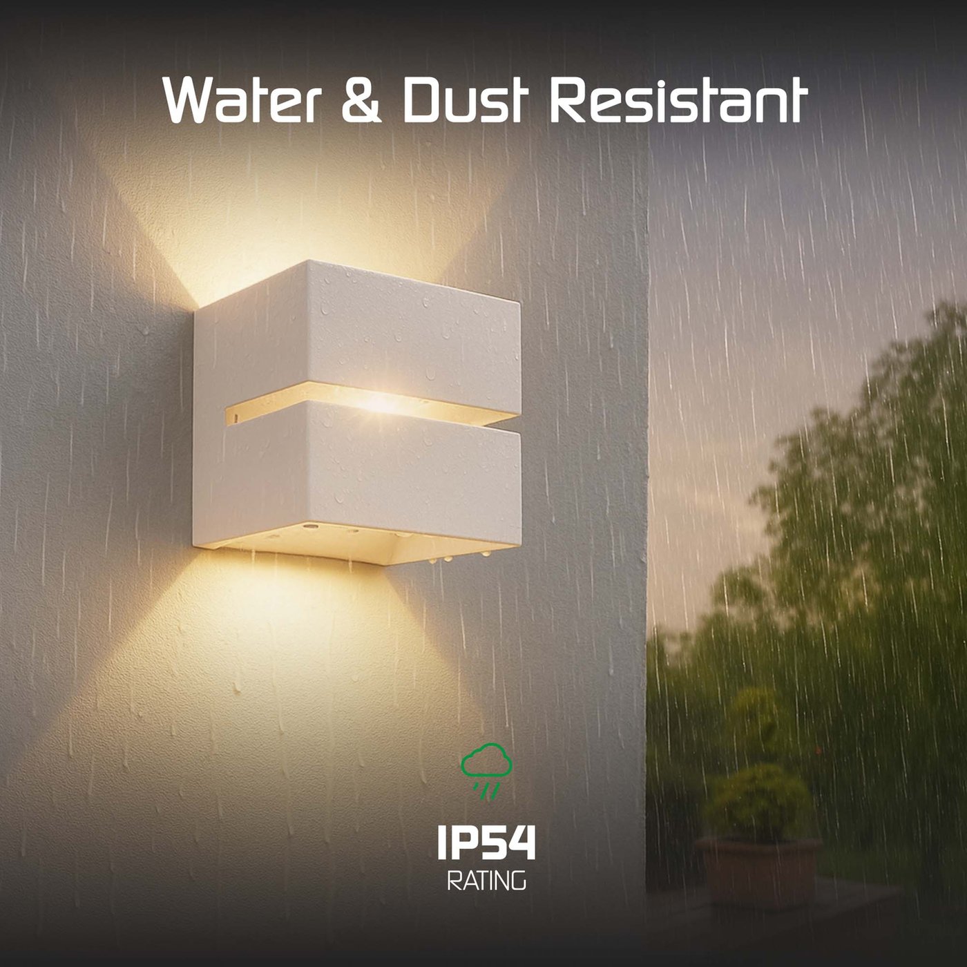 24W 3000K Warm Wit Led Ip65 Waterdicht U Vormontwerp Buitenwandverlichting Voor