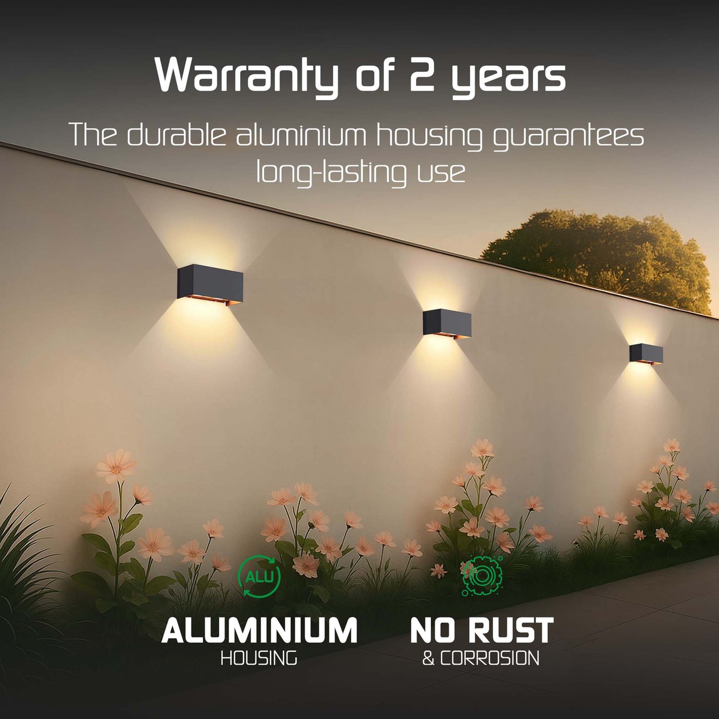 Klighten 35 W LED lange wandlamp zwart voor binnen IP65 waterdicht buitenwandlamp modern 120 cm wandlamp, warm wit 3000 K ijzeren buitenlamp buitenlamp muur voor tuinen, villa, terras, gang