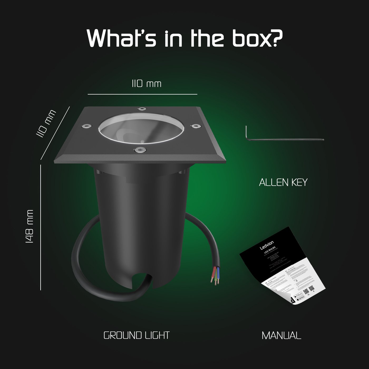 Ilumina Tu Jardín Con Estilo: Juego De 3 Focos LED Empotrables JUAVI IP67, GU10 Blanco Cálido, Resistentes Y Pisables