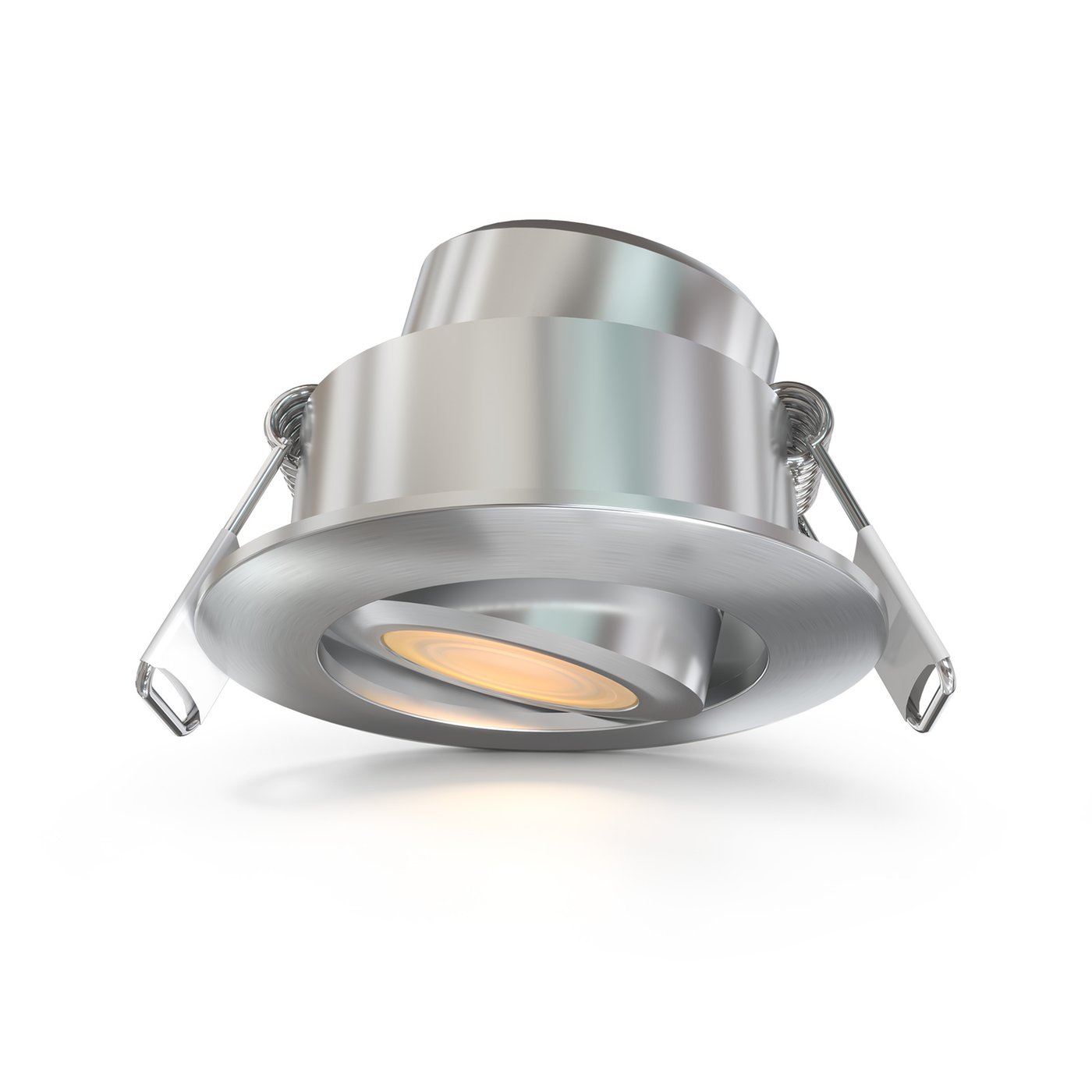 Mini LED Encastrable - Ø42mm - IP65 - 2700K - Orientable - Inox - 3W - Garantie 5 ans