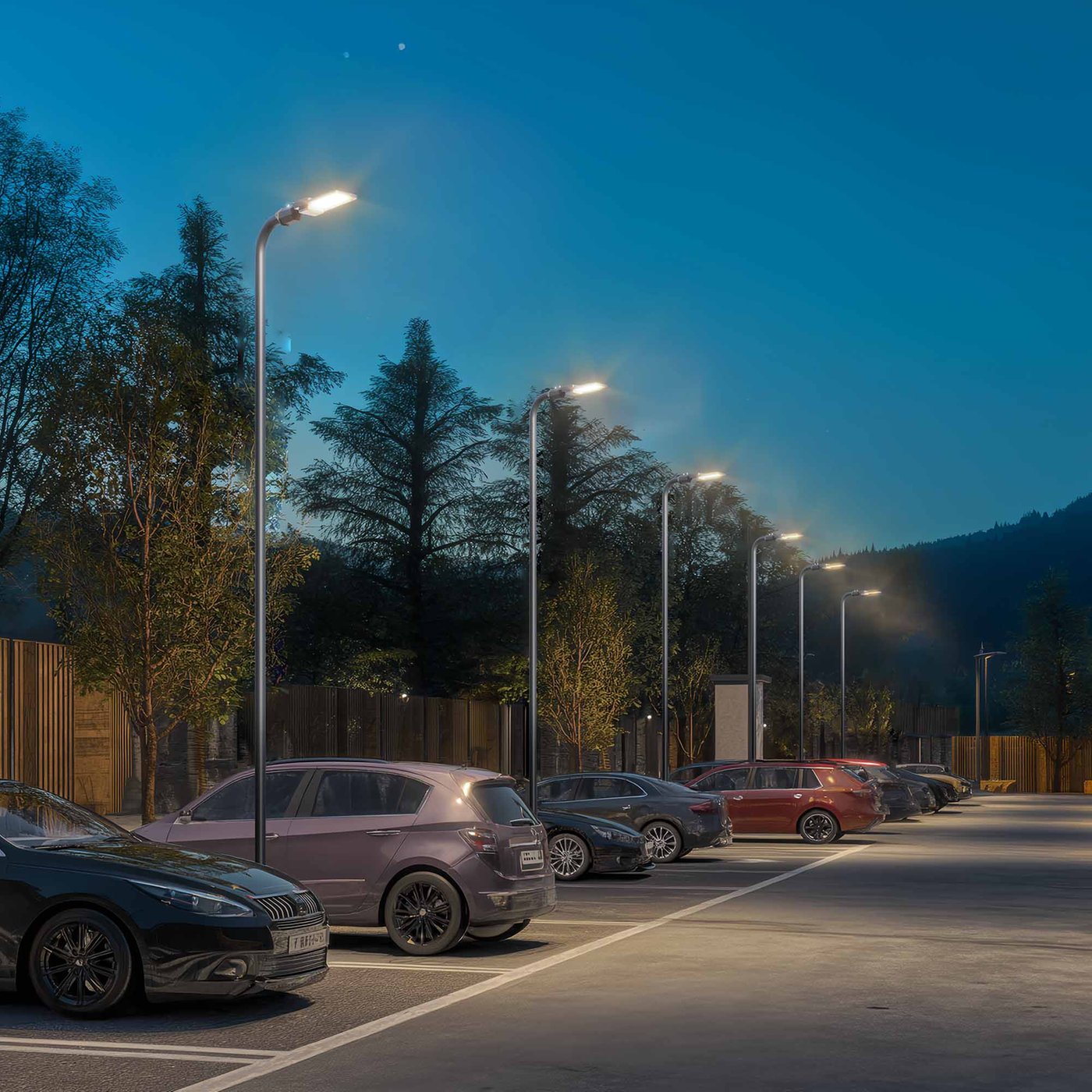 LED Street Lamp - 100W - IP65 - 130lm/W - 4000K - Osram Chips