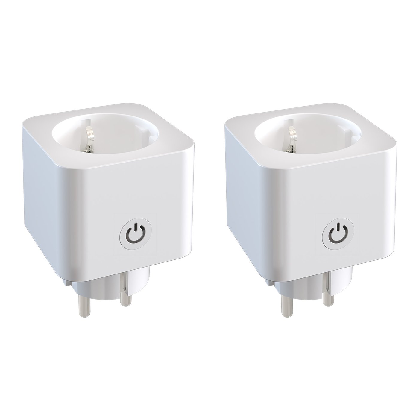 2x Inteligentne Gniazdko WiFi Ledvion z Timerem i Oszczędzaniem Energii - Smart Gniazdko - Aplikacja Calex - Sterowanie Głosowe