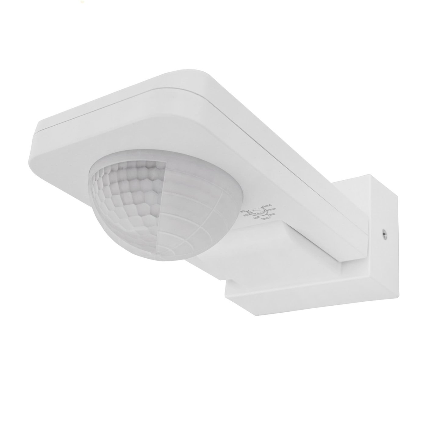 Witte Opbouw Bewegingssensor 360° Met Schemerschakelaar 20M Bereik - IP65