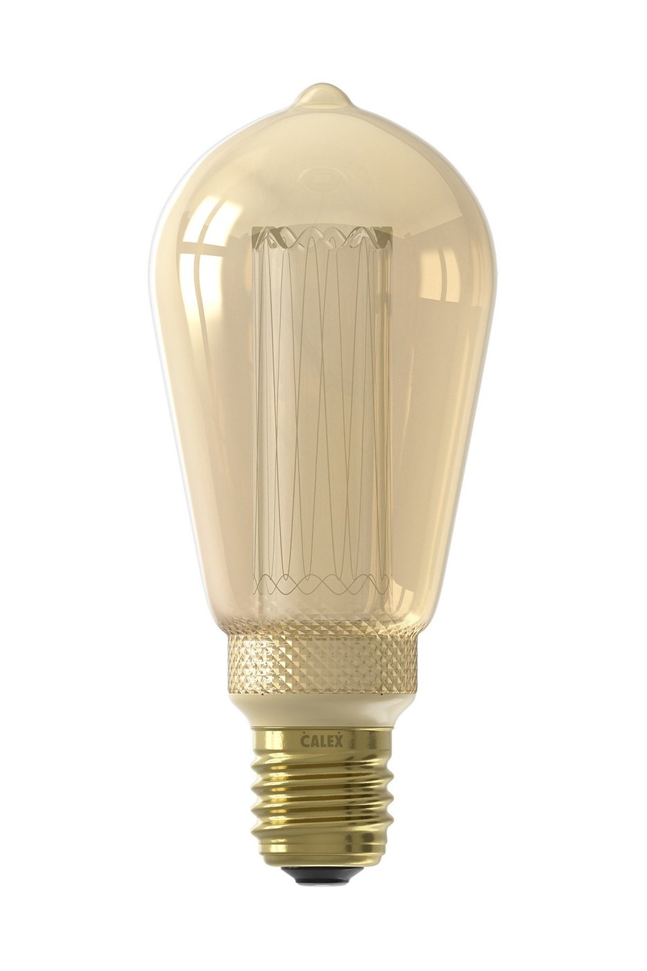 Rustykalna Żarówka LED Calex - E27 - 120 Lm - Złota