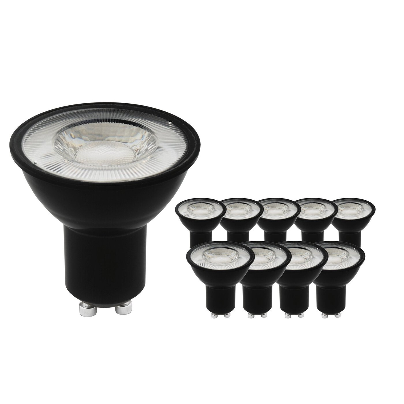 10x Dimmbarer GU10 LED Lampe - 3W - 2700K - 345 Lumen - Vorteilspackung