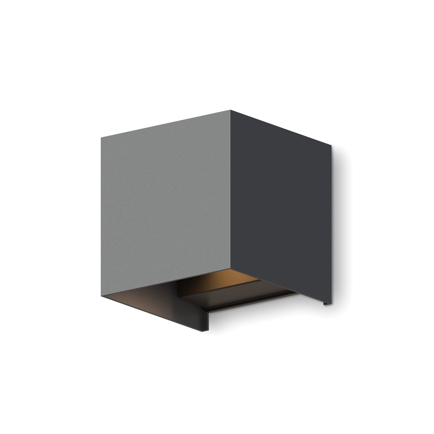 Calex Applique Murale LED - Deux Faces - 7W - 3000K - IP54 - Anthracite
