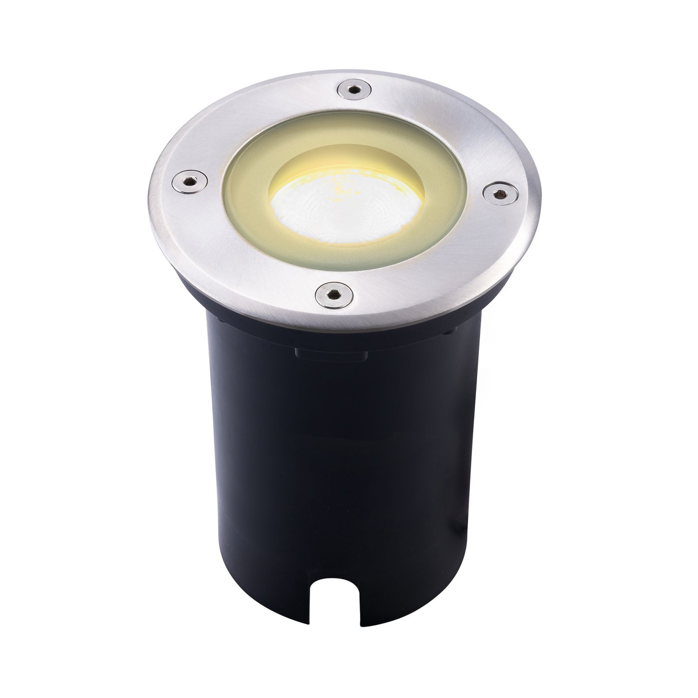 Zewnętrzny Lampy Najazdowe LED - Okrągły - Czarny - IP67 - 3W - 2700K - Kabel zasilający 1 metr