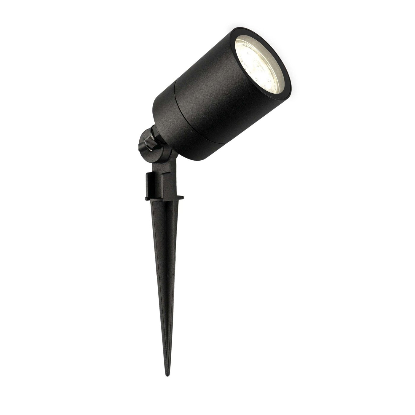 Foco de jardín LED con Pincho - 3W - Aluminio - Negro - 4000K - IP65 - Cable de 1 metro