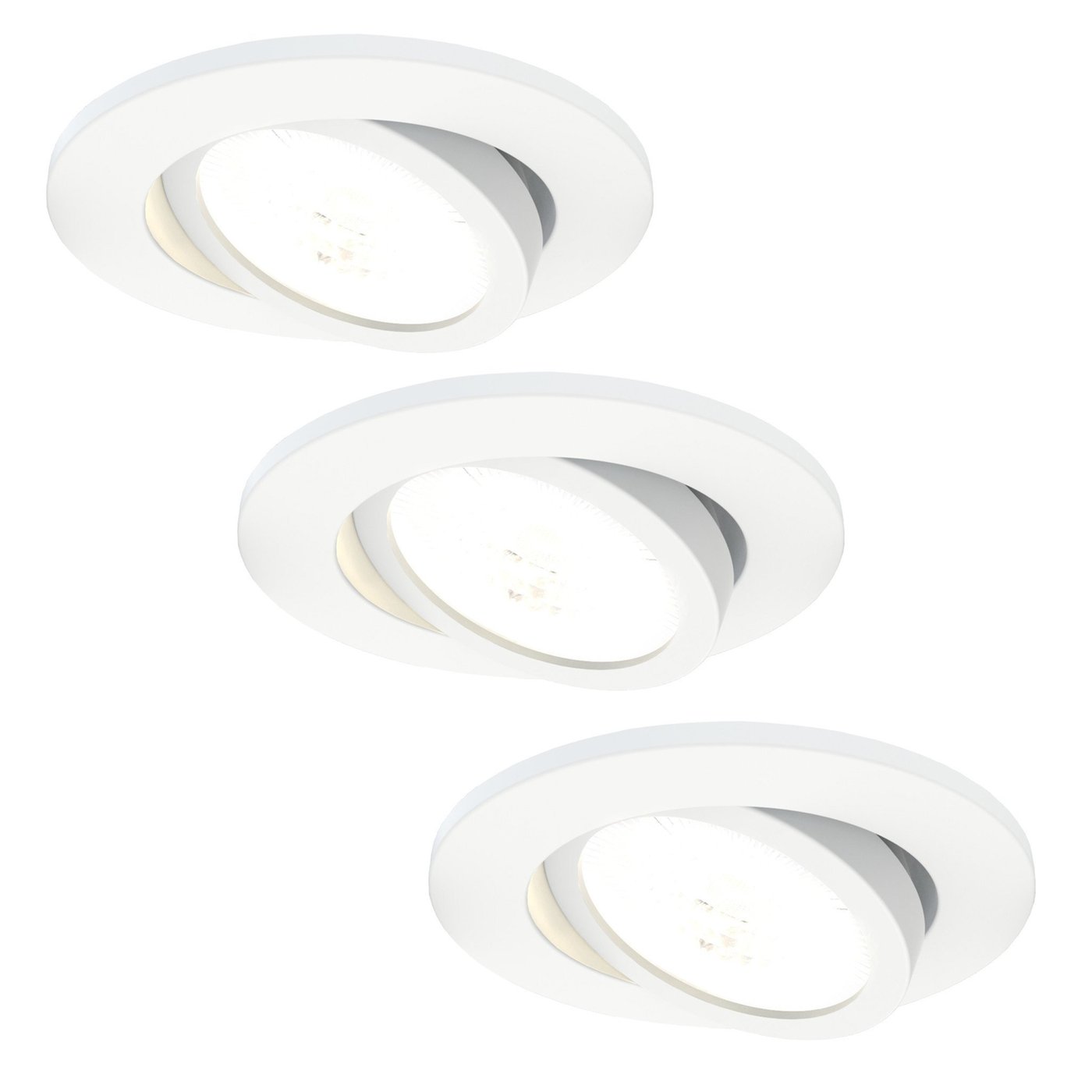 Dæmpbar LED indbygningsspot hvid – IP65 – 7W – CCT – 5 års garanti – velegnet til badeværelse