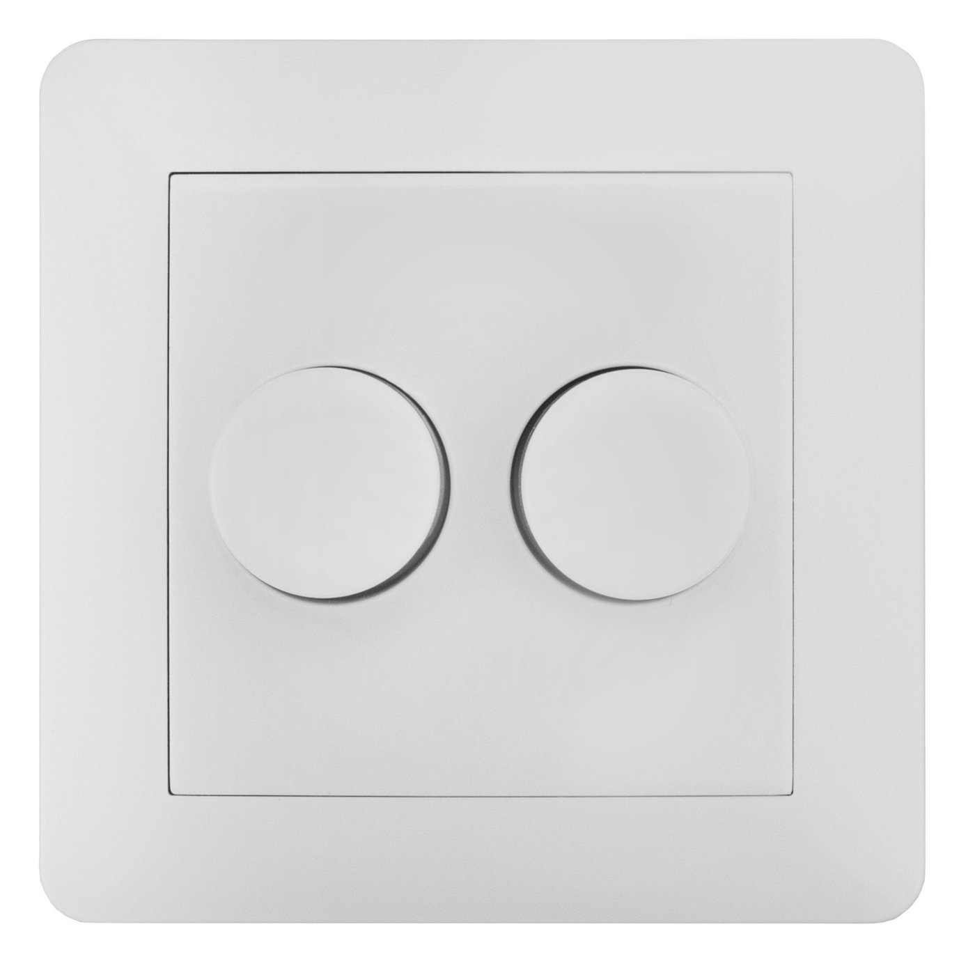 Cache pour Variateur de lumière – DUO - Poussoir / Rotatif