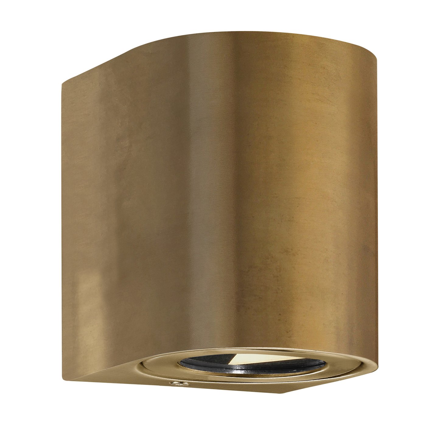 Applique da Esterno Ottone - Bidirezionale - LED integrato - IP44 - Canto 2 - 15 anni di garanzia