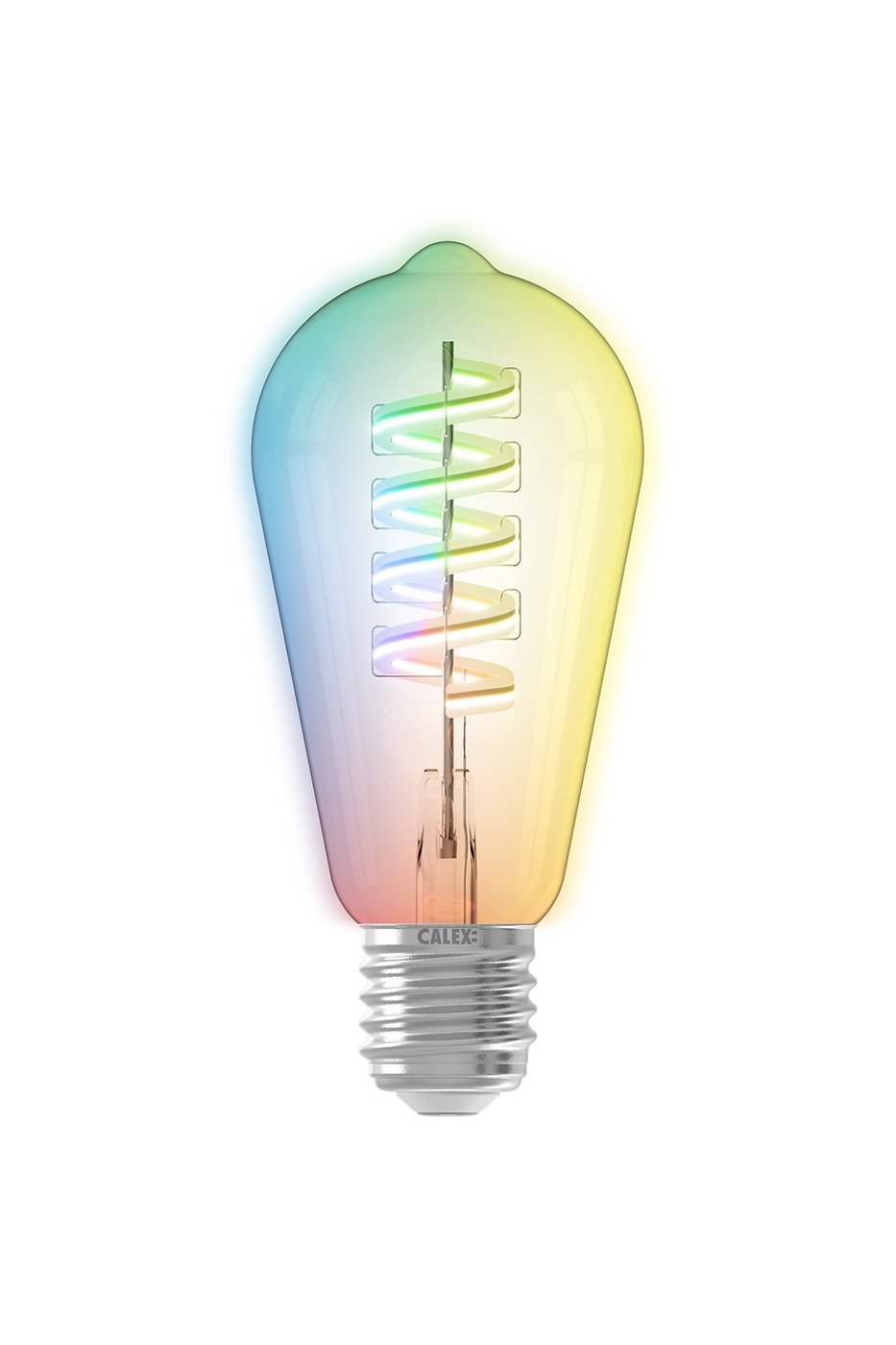Inteligentna Żarówka LED E27 Calex - 4,9W - RGB+1800K - WiFi - Ściemnialna