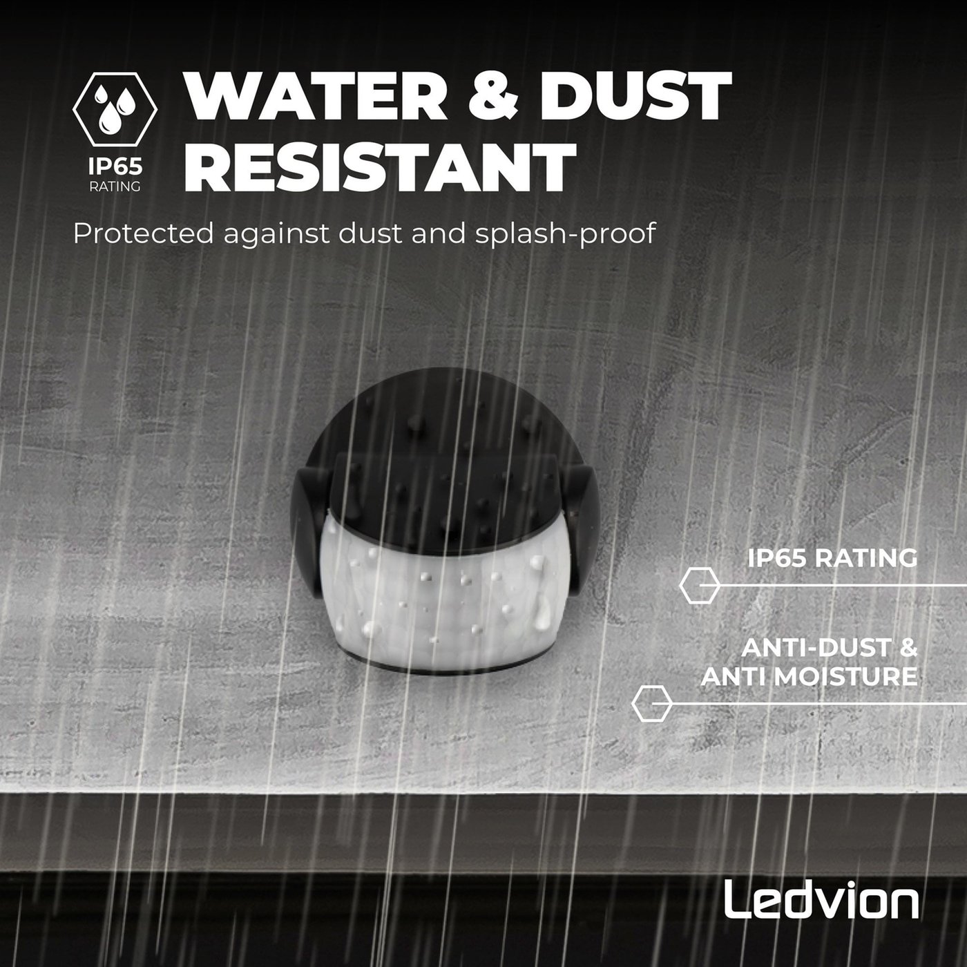 TheLuxa R180 NOIR - Détecteur De Mouvement Noir Pour... - THEBEN 1010201