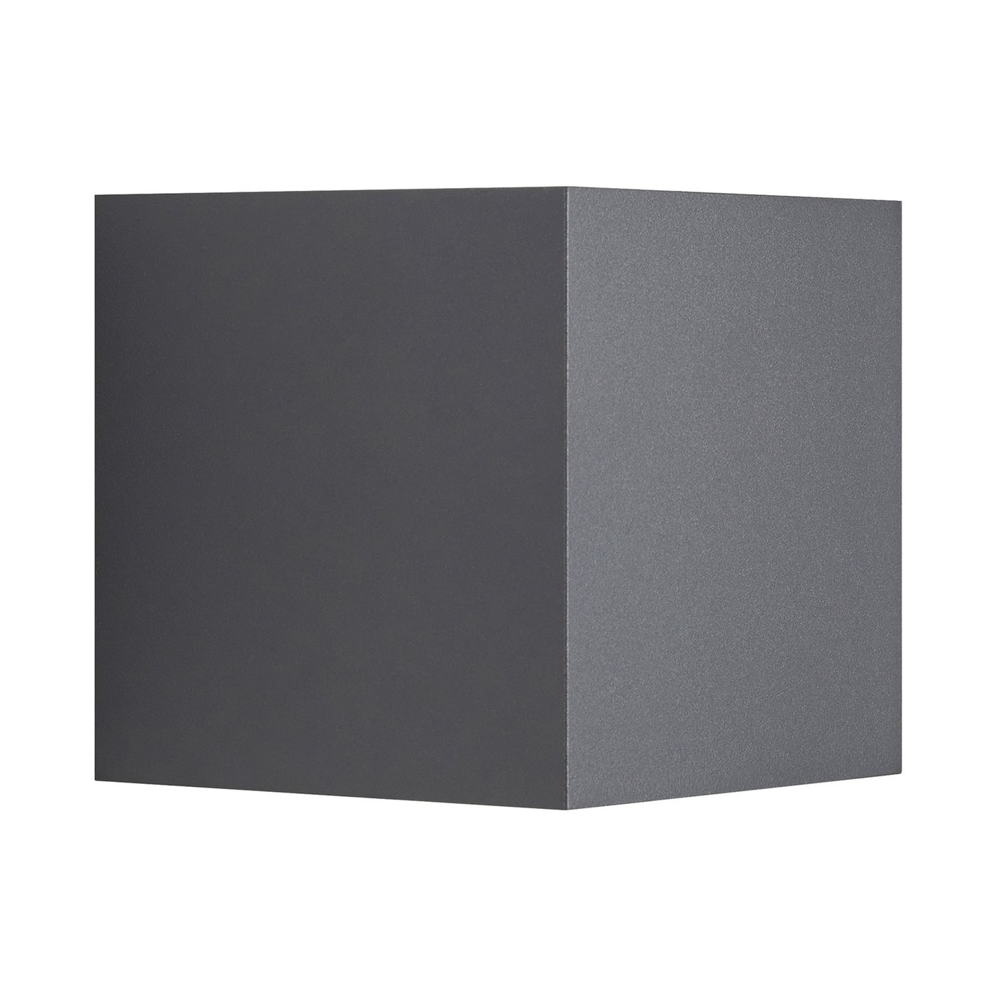 Kinkiet Zewnętrzny Dwustronny - 4,9W - 3000K - IP44 - Zintegrowana Dioda LED - Antracyt - Milda Kubi