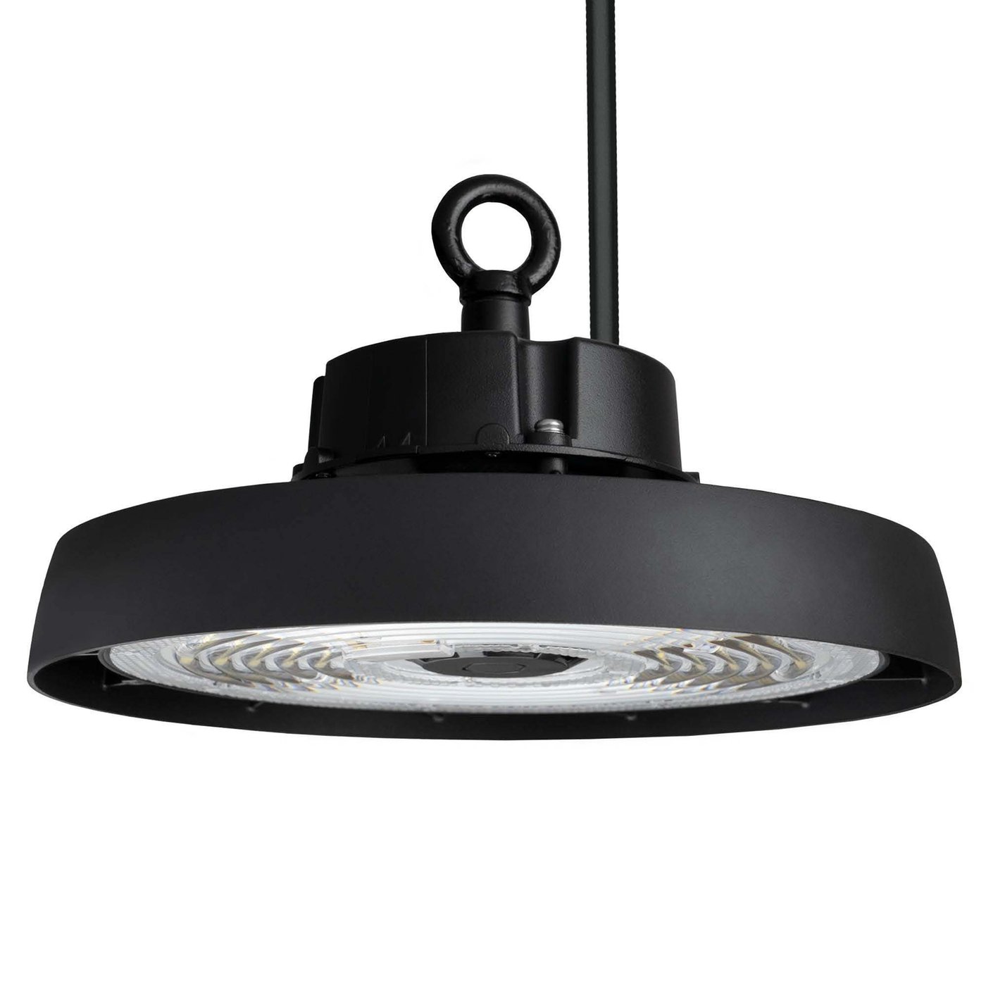 LED Hallenstrahler 80W mit Linse - Energieeffizienzklasse A - 60° - 192 Lm/W - 6000K - IP65 - Dimmbar - 5 Jahre Garantie - GS-geprüft