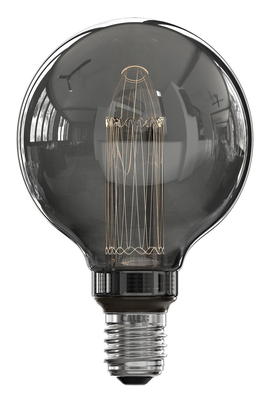 Calex Globe LED Lamp G95 - E27 - 3.5W - 40 Lm - 2000K - Titanium