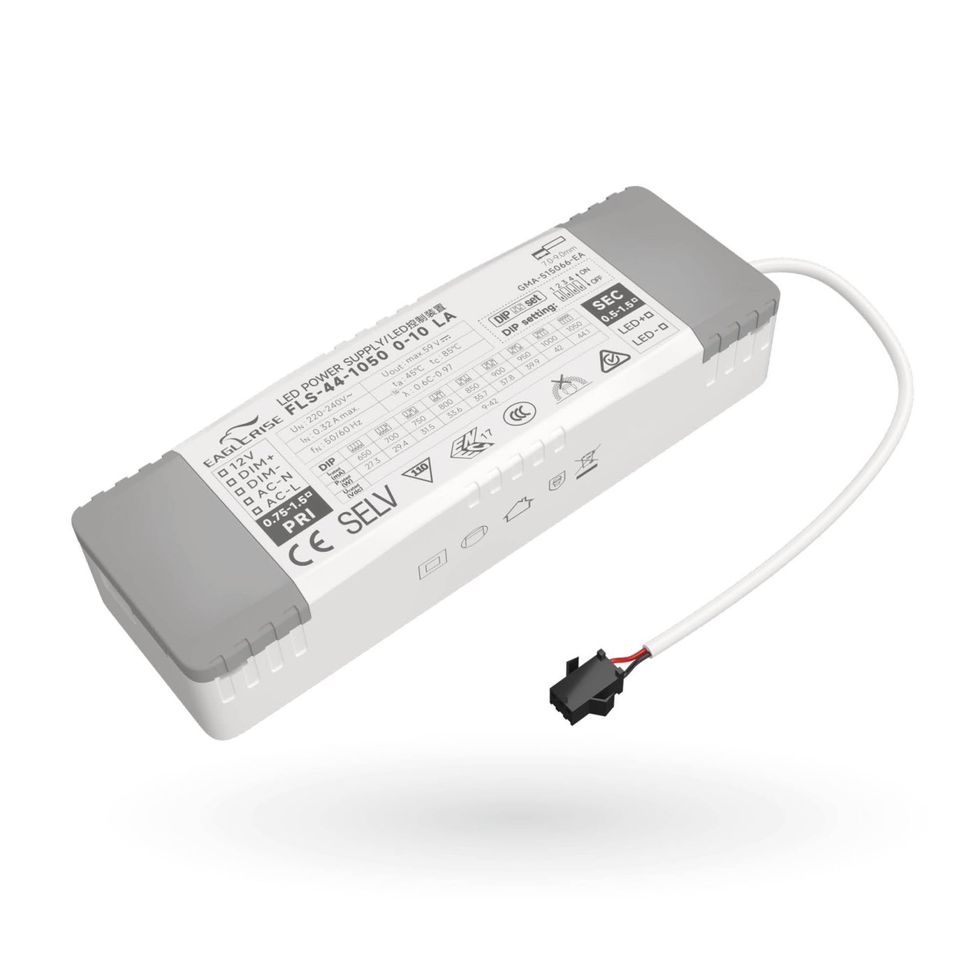Driver LED dimmable pour panneaux LED 1-10V - Compatible avec LV60001_2 à LV60006_2 & LV60025 à LV60028
