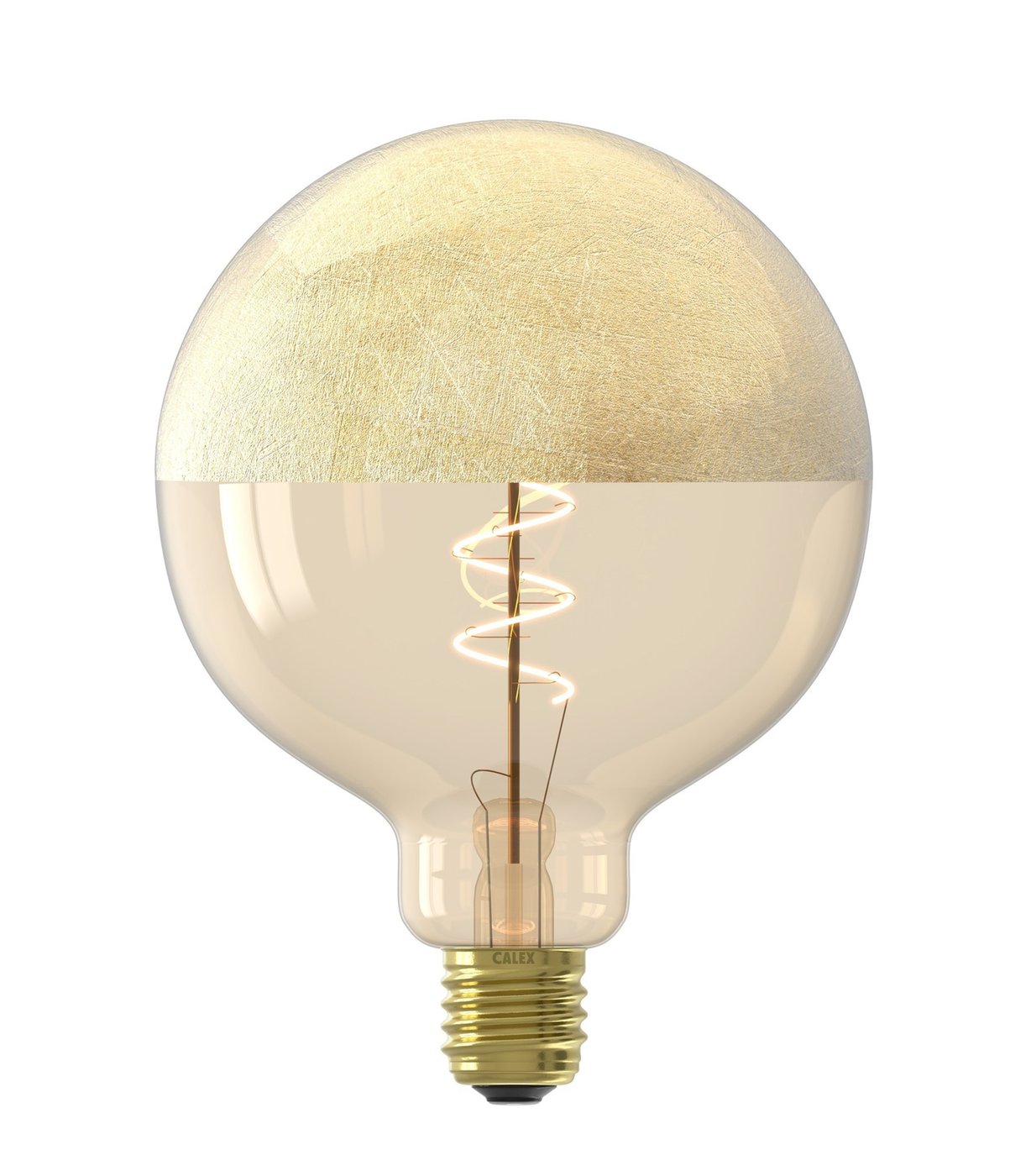Calex XXL Specials Żarówka LED G125 - E27 - 120 Lm - Złota Spirala
