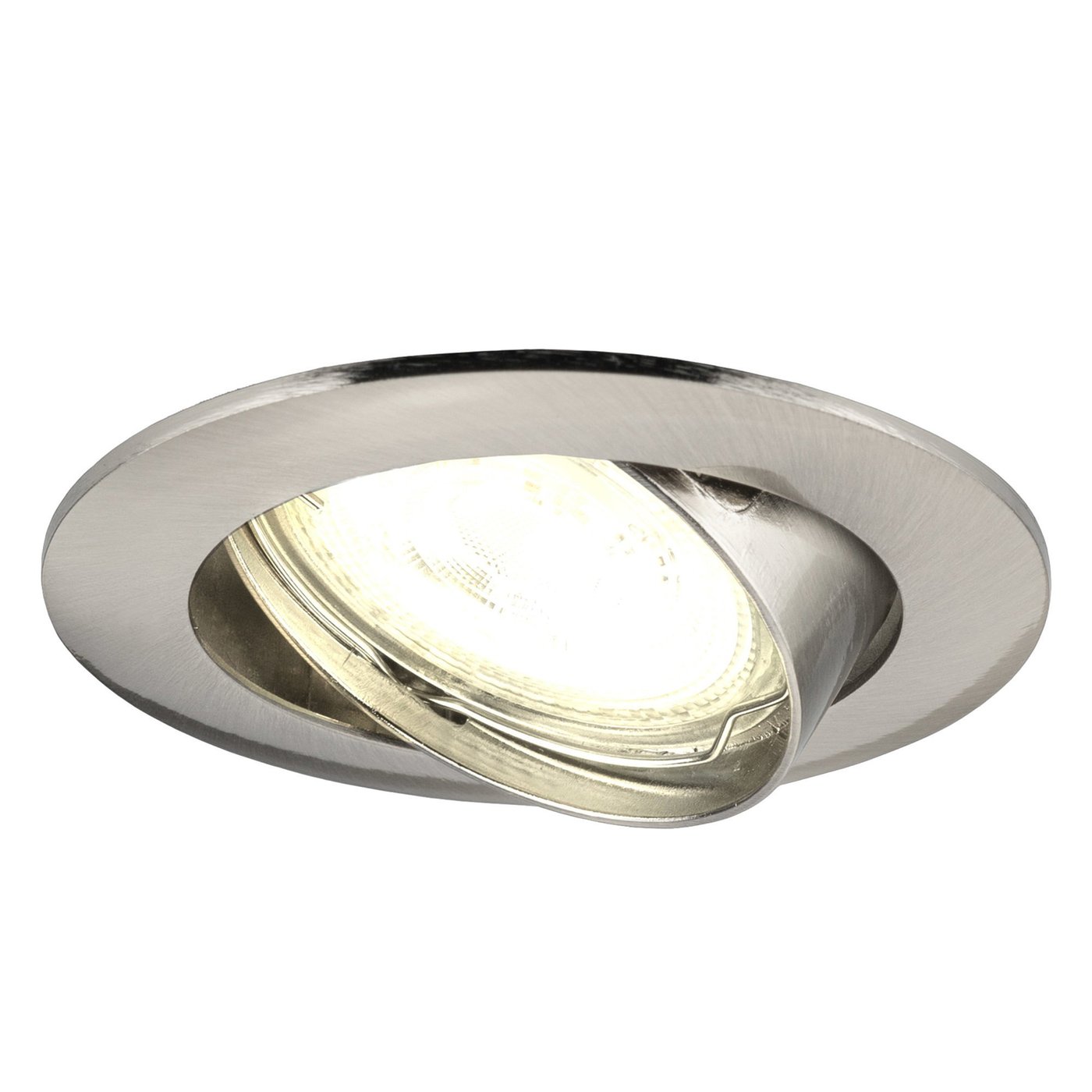 Dimmbare LED Einbaustrahler Edelstahl - Amsterdam - 3W - 2700K - ø82mm