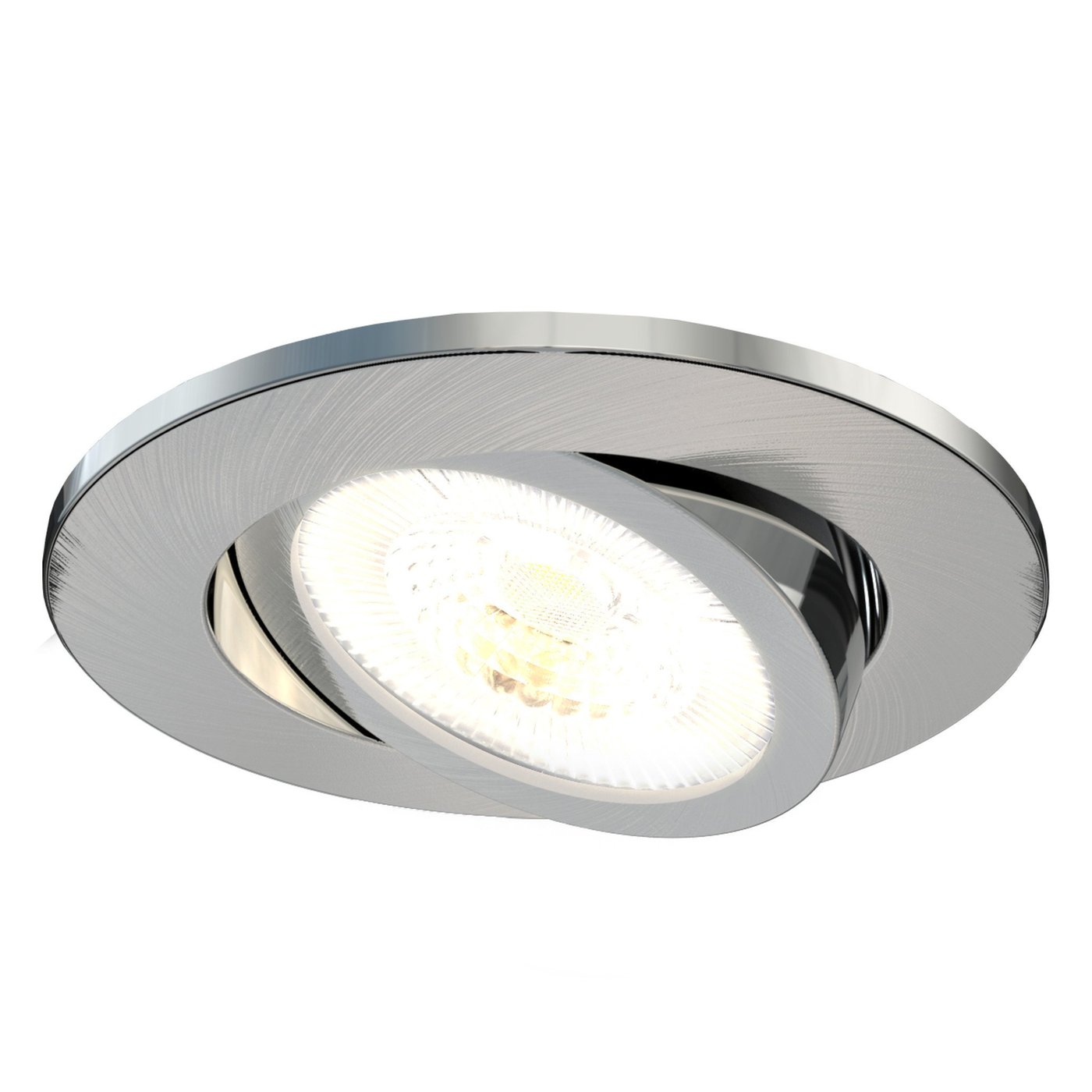 Dimmbare LED Einbaustrahler Edelstahl - IP65 - 7W - CCT - 5 Jahre Garantie - Geeignet für das Badezimmer