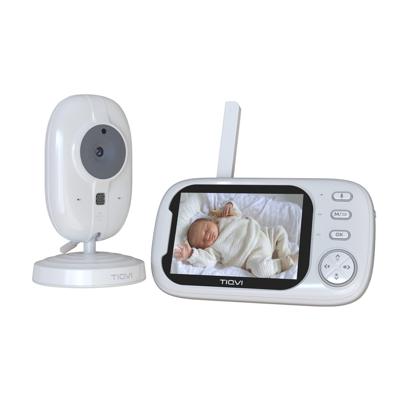 Babyphone avec Caméra et Moniteur - Vision Nocturne