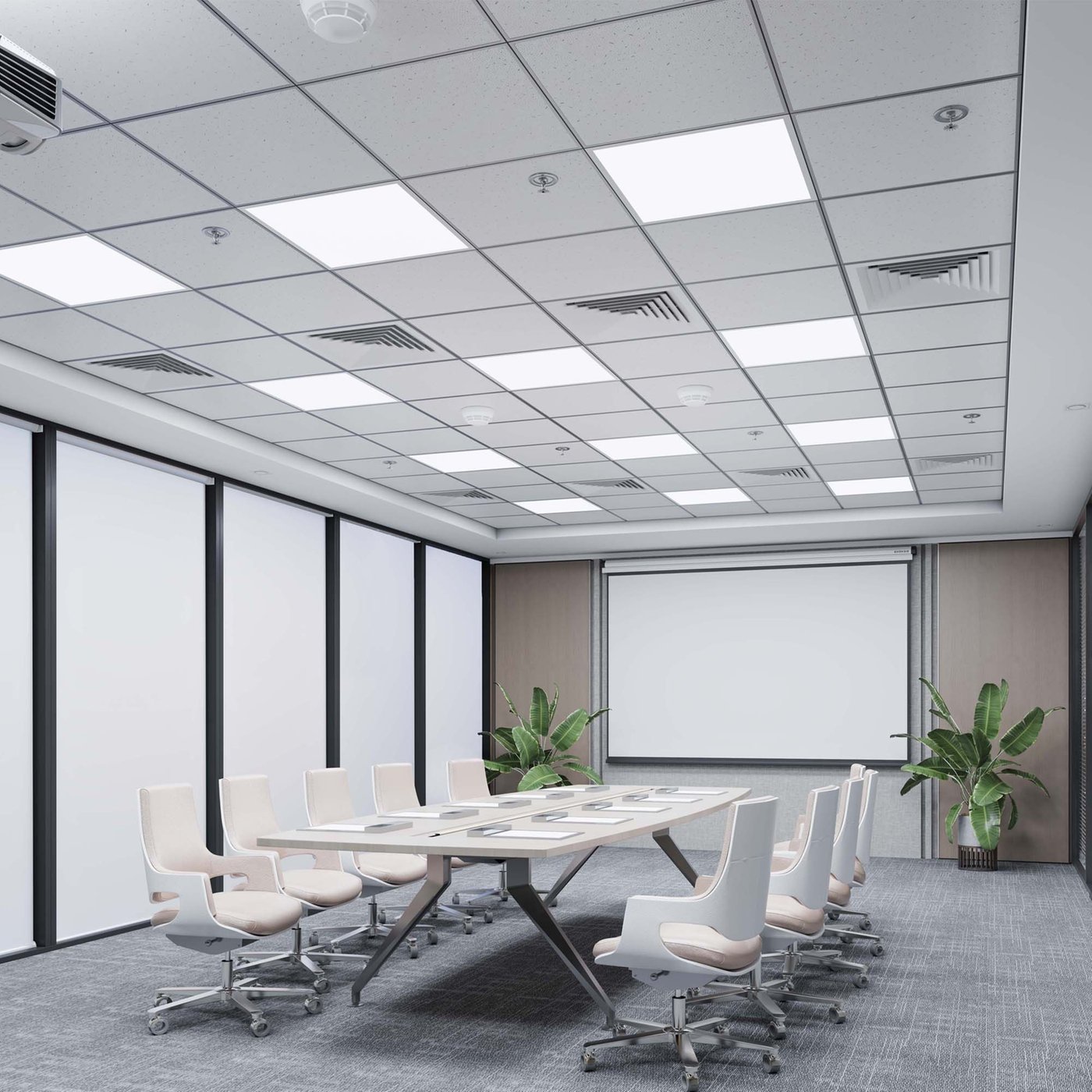 Panel LED 60x60 - 36W - 100 Lm/W - 4000K - Sin Parpadeos - UGR <22