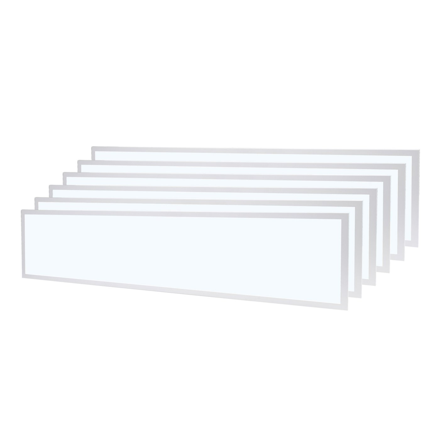 6x Panel LED 120x30 - 36W - 100 Lm/W - 6500K - Bez Migotania - UGR <22 - 3 lat gwarancji