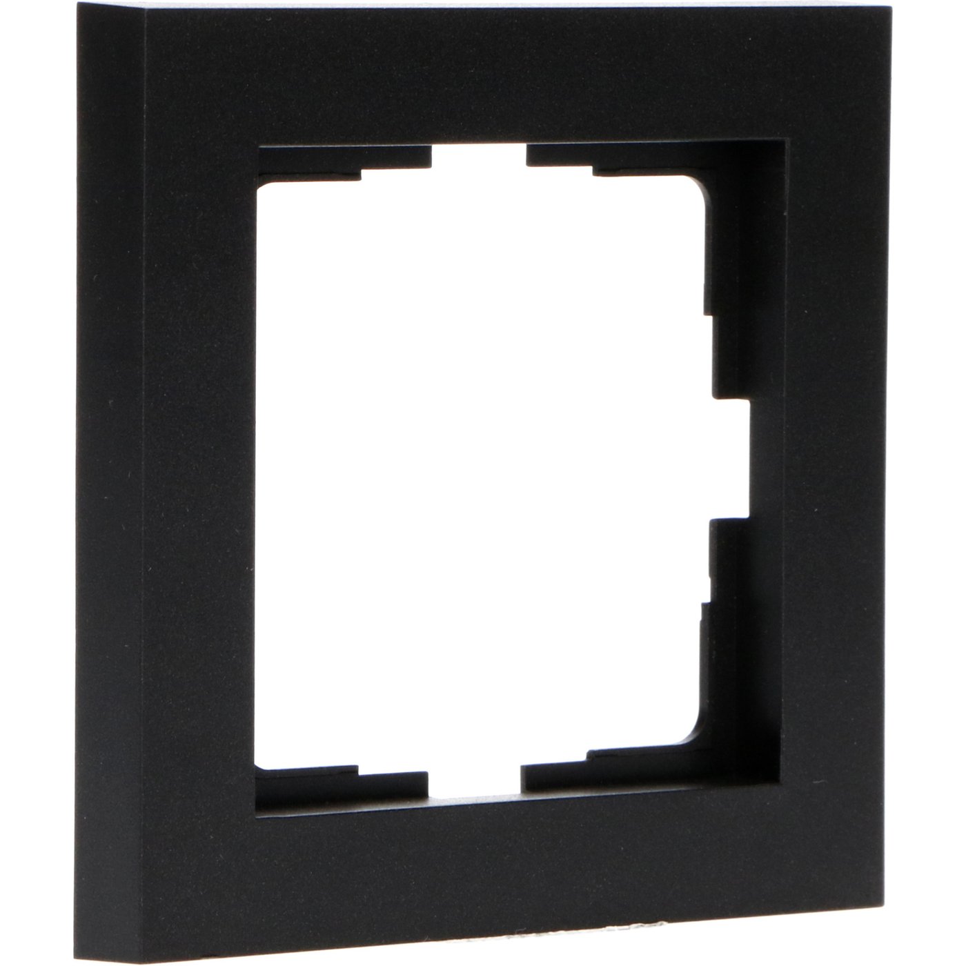 Ramka pokrywy - gniazdo elektryczne - 55x55mm - Czarna