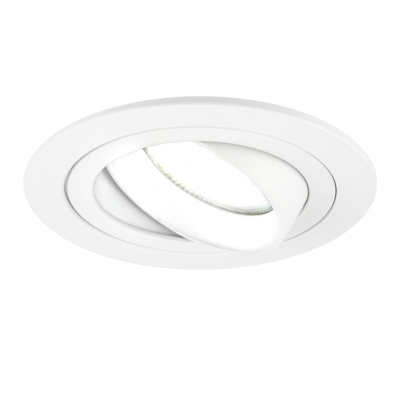 Lampy Wpuszczane w Sufit - Białe - Tokio - ściemniane - 5W - 6500K - ø92mm