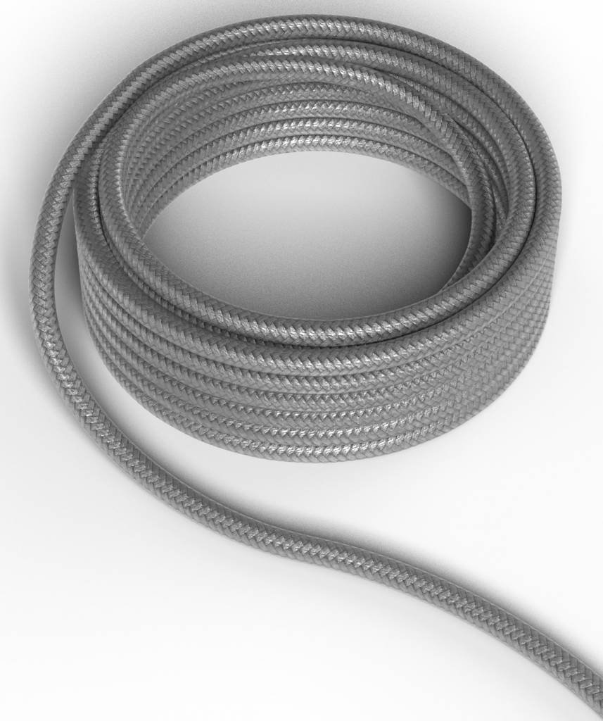 Calex Lampenkabel - Metallic Grau - Vintage Lampe