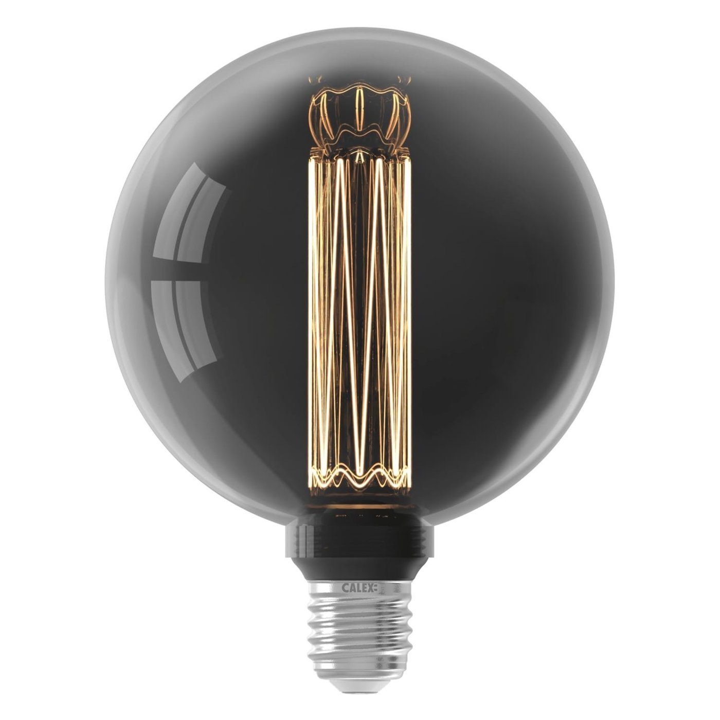Calex Crown G125 Ampoule LED E27 - 3.5W - 40 Lumens - 2000K - Titanium - Dimmable