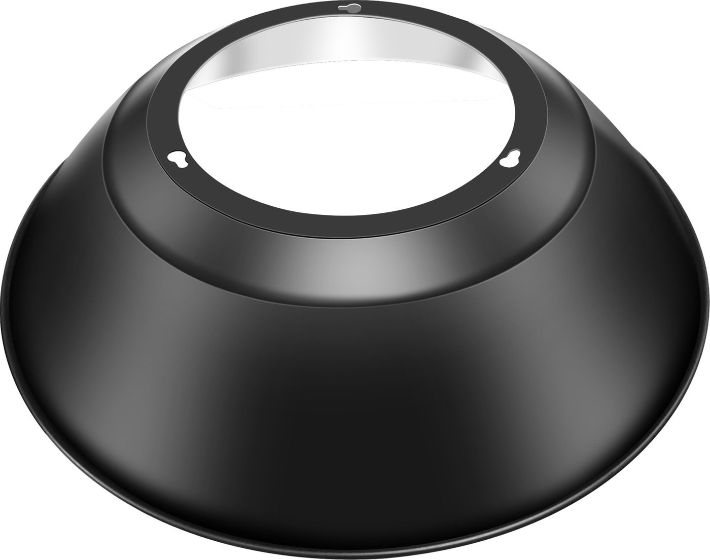 Réflecteur Aluminium 90° pour Cloche LED Industrielle 200W - Noir
