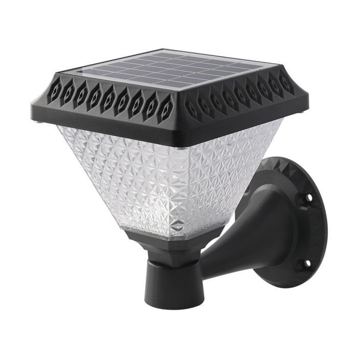 Solar Outdoor Wall Light - 0.8W - 75lm - IP44 - CCT Adjustable Light Colour