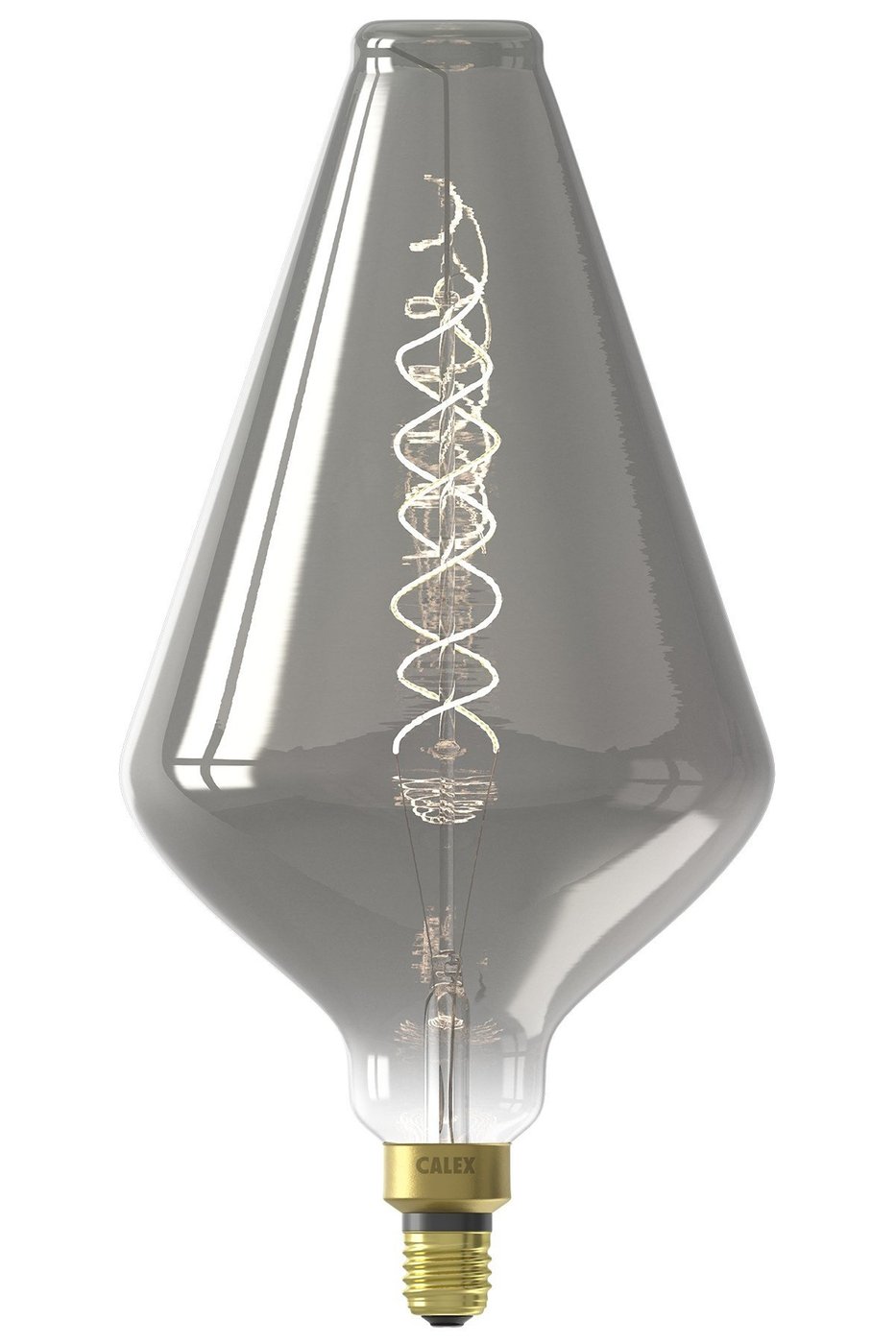 Calex Vienna Globe LED Lampe Ø188 - E27 - 80 Lm - Titan - Vintage Lampe