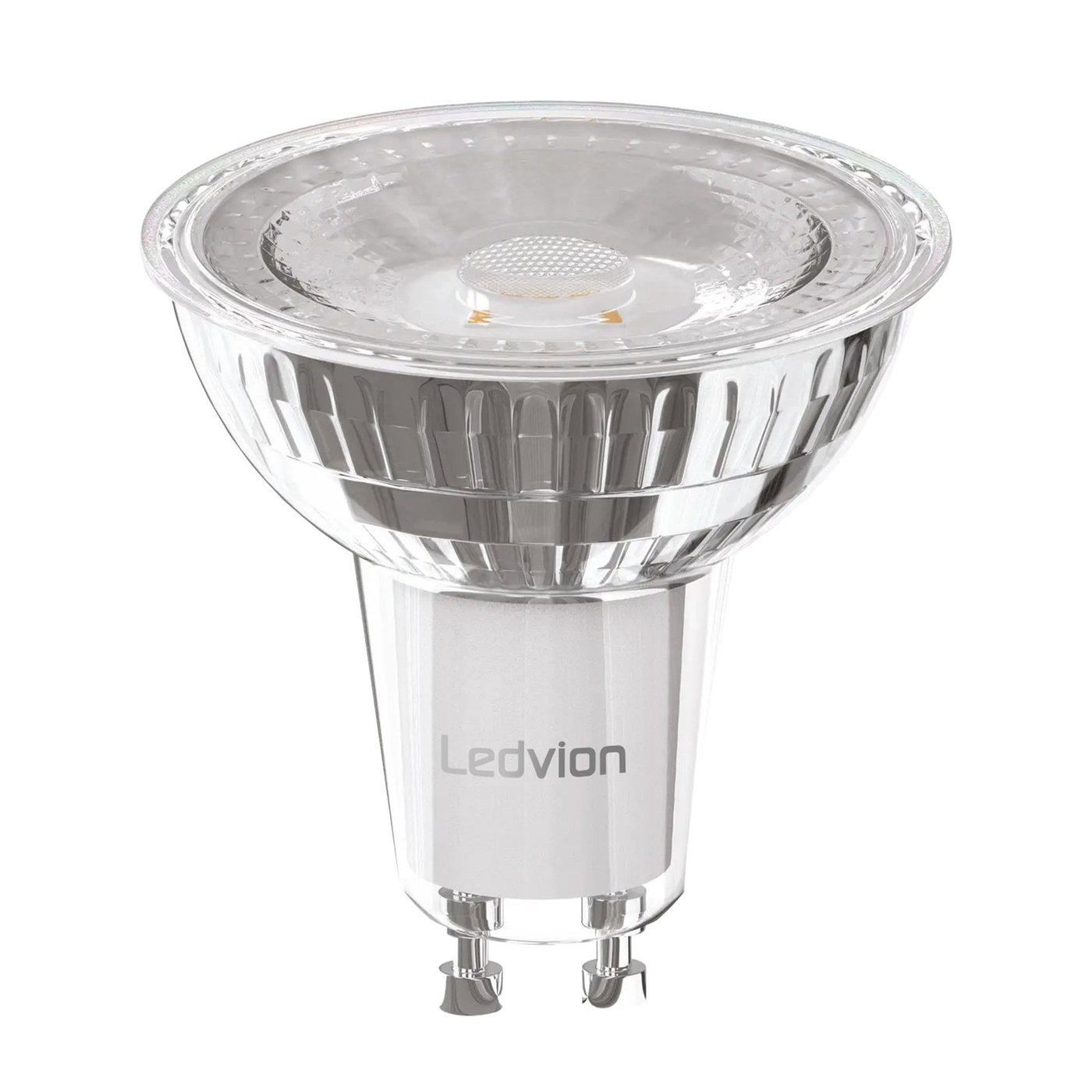 Ampoule LED GU10 - Gradable - 3W - 4000K - 345 Lumen – Verre
