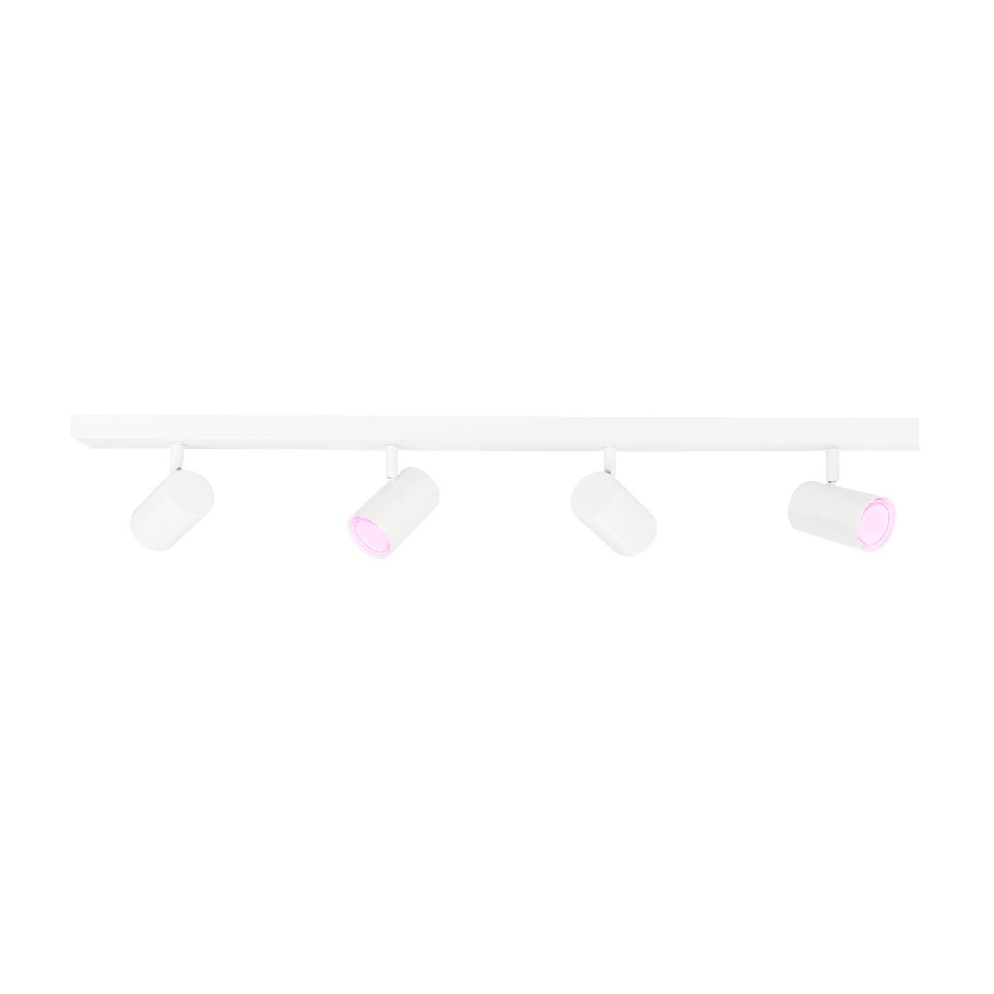 Reflektory sufitowe LED - Biała - 4.9W - RGB+CCT - ściemniany - Kwadrat - Uchylna