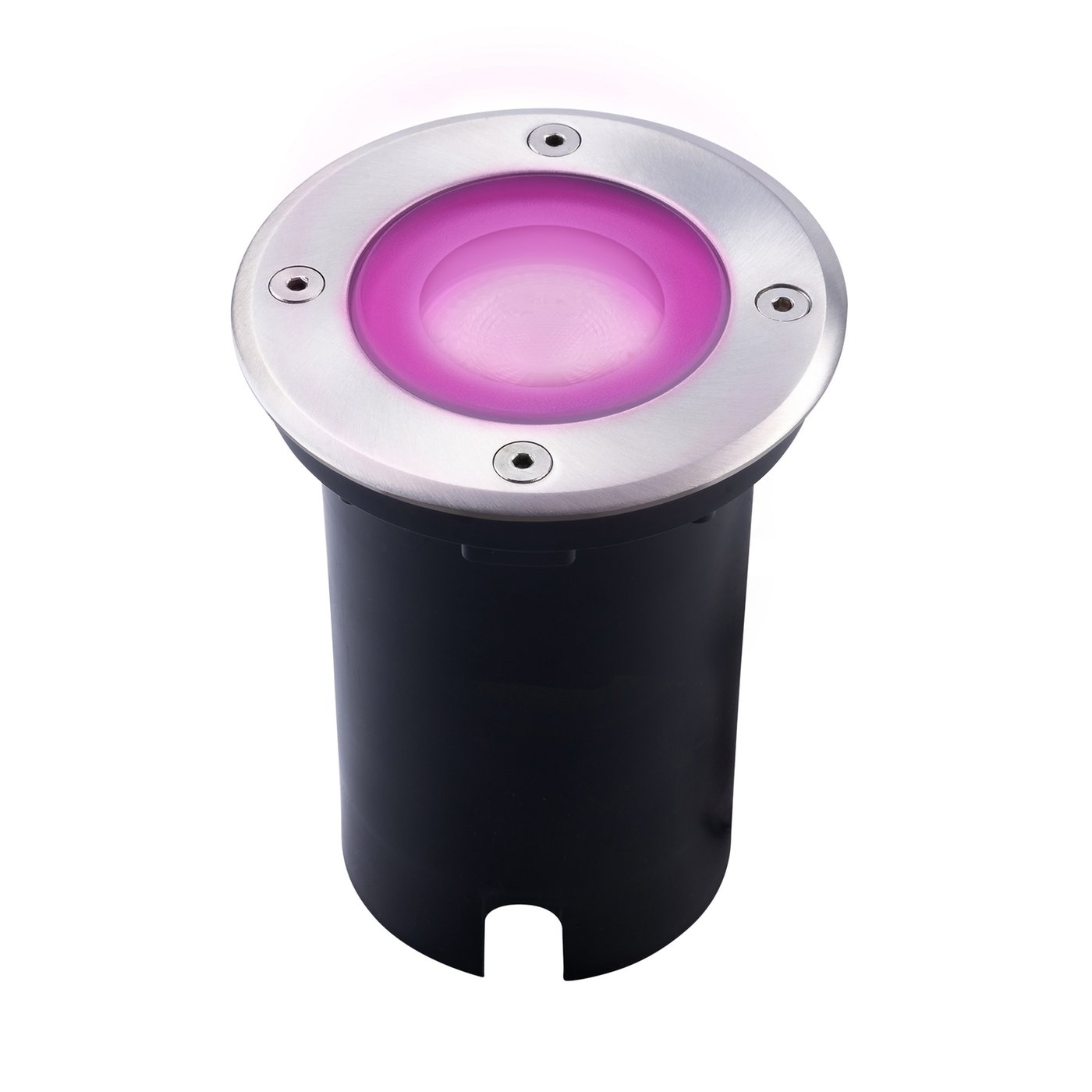Zewnętrzny Lampy Najazdowe LED - Okrągły - Czarny - IP67 - 5W - RGBWW - Kabel zasilający 1 metr