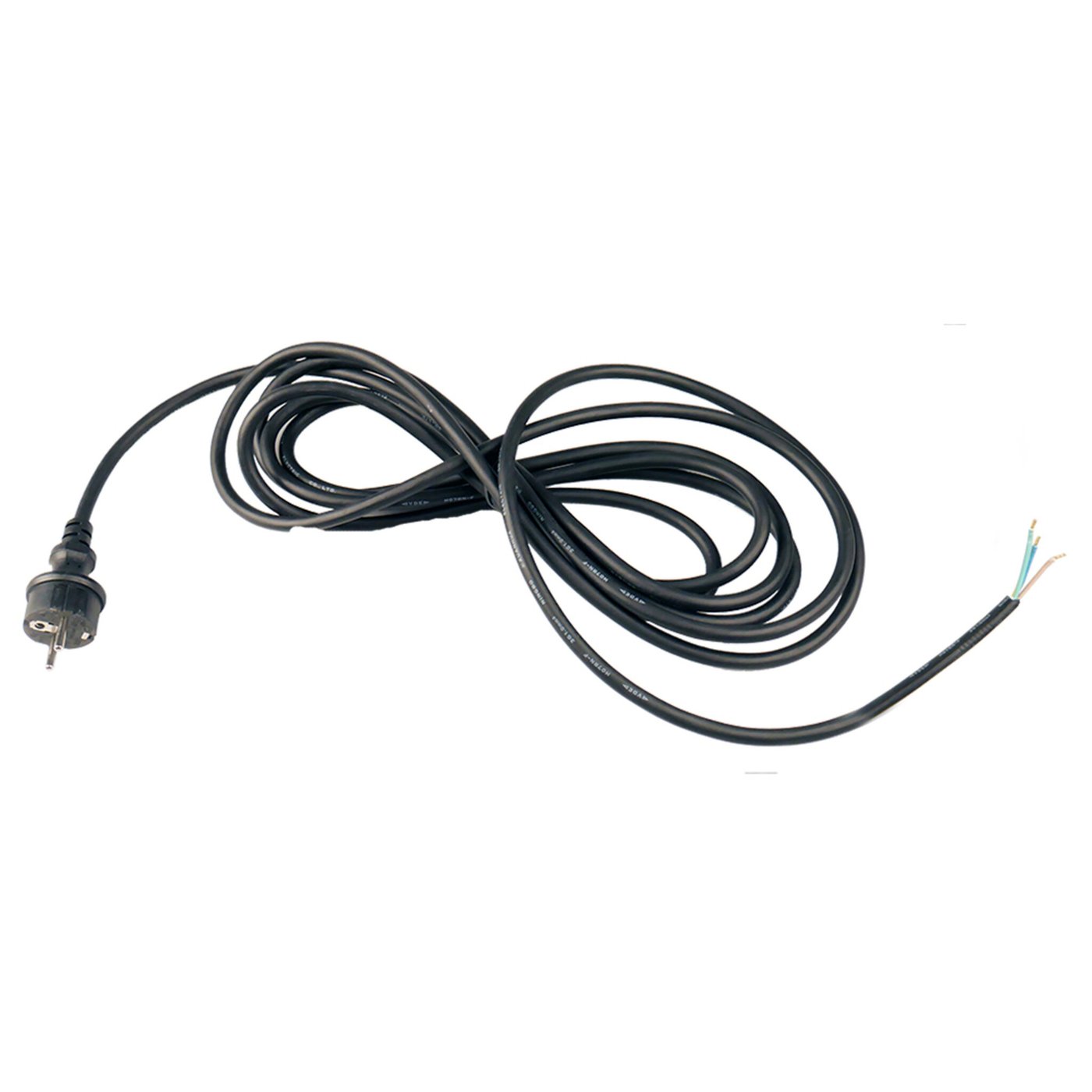 Kabel zasilający o długości 1.5 metra z wtyczką i uziemieniem ochronnym