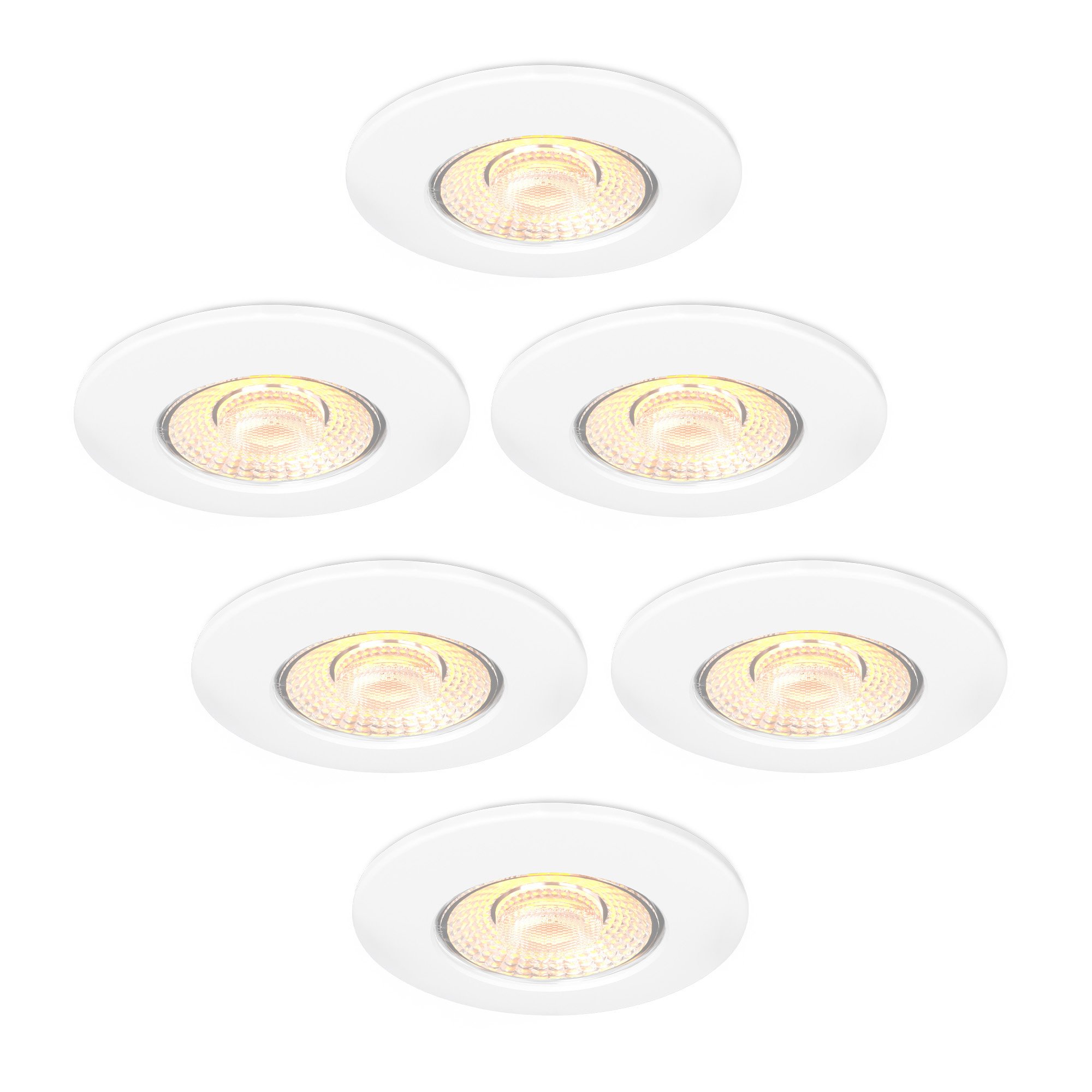 Faretti Da Incasso Rotondi Set Di Luci Da Incasso Plafoniere Luci Da - Foto 6